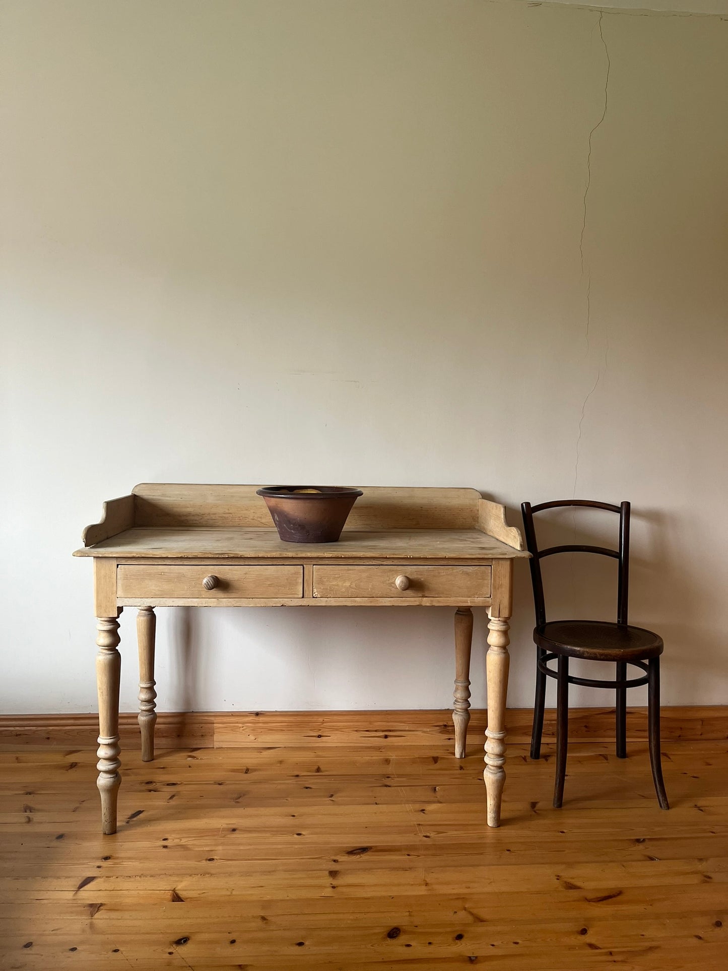 Early bentwood bistro/cafe chair, with label and stamped.
