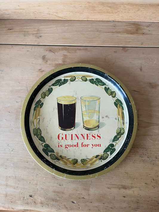 Vintage Guinness advertising tray.