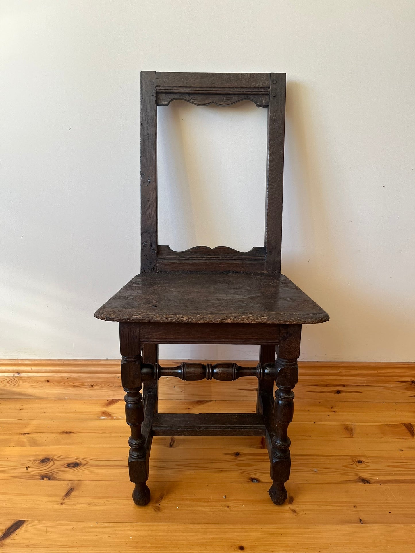 17th century French nun's chair.