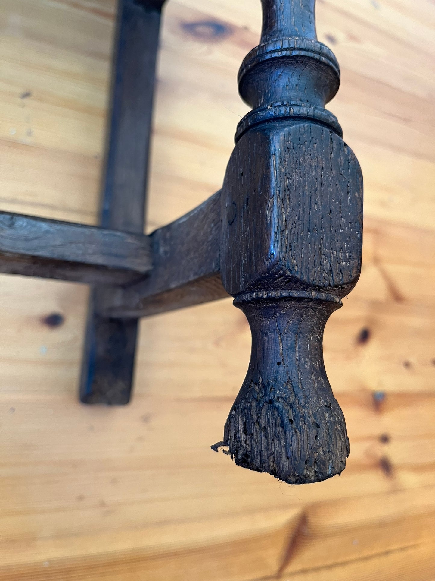 17th century French nun's chair.