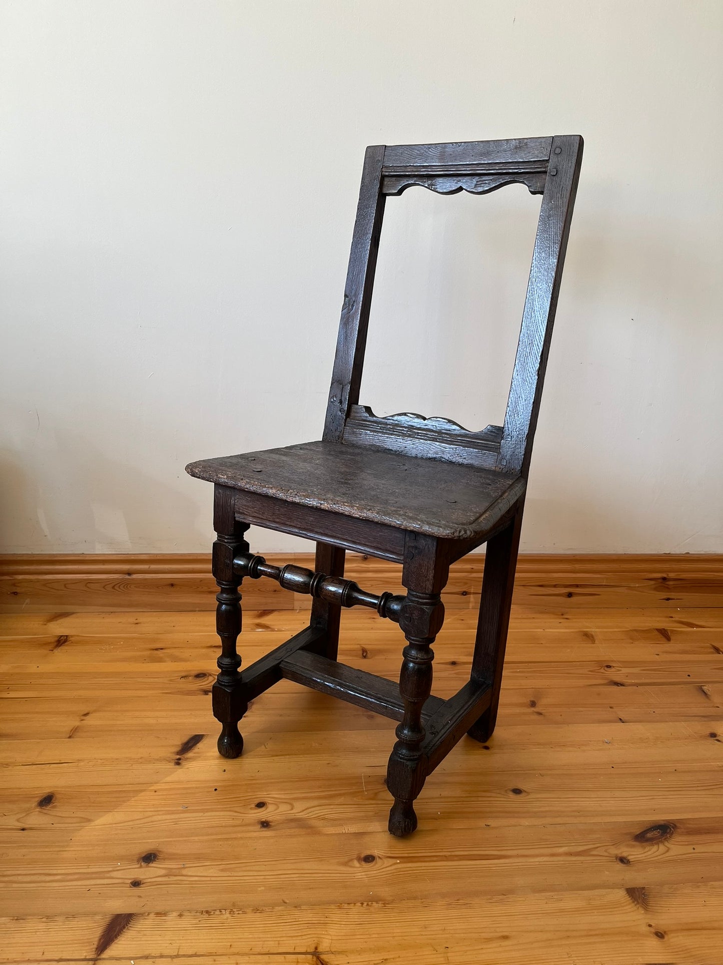 17th century French nun's chair.
