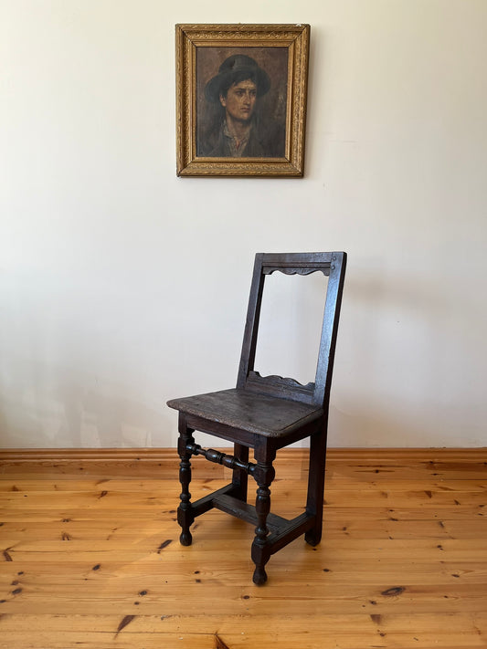 17th century French nun's chair.