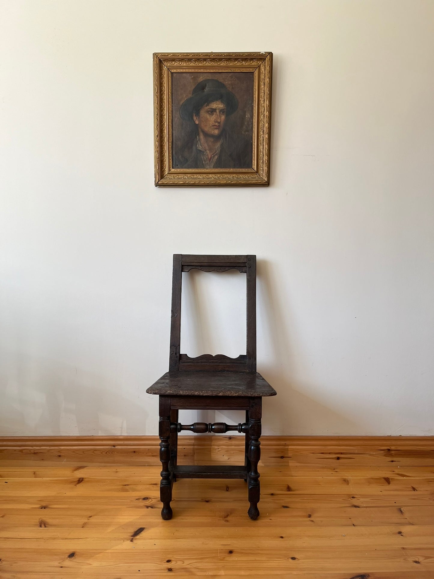 17th century French nun's chair.