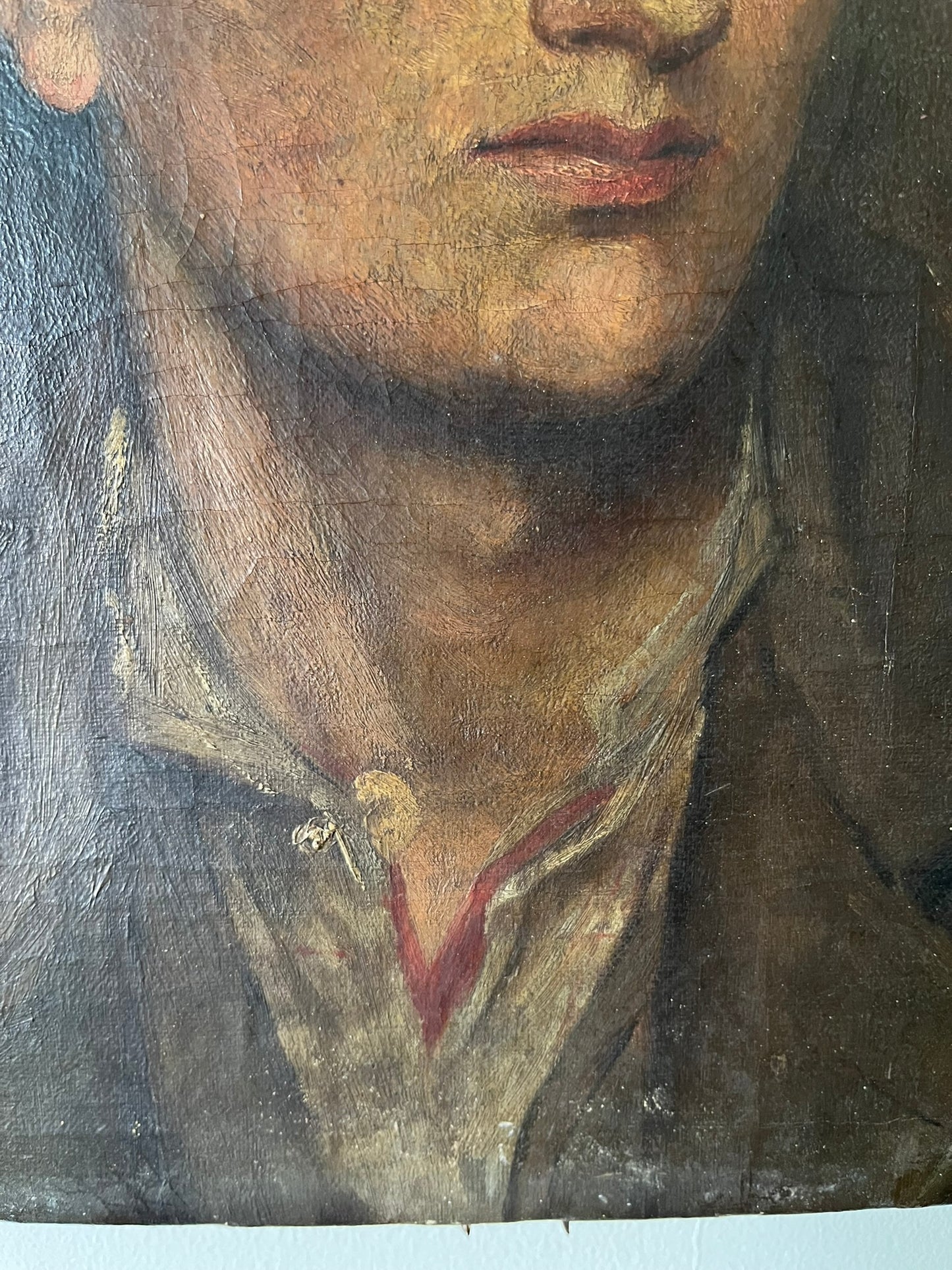 19th century oil painting of a young man.
