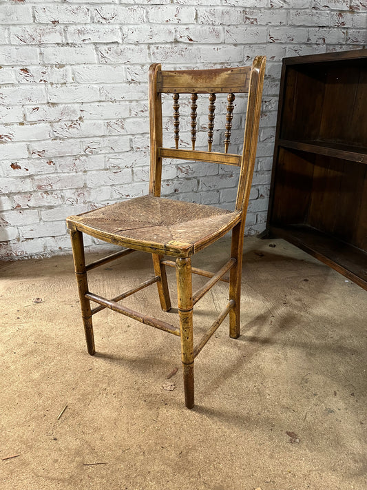 Early 19th century painted side chair.