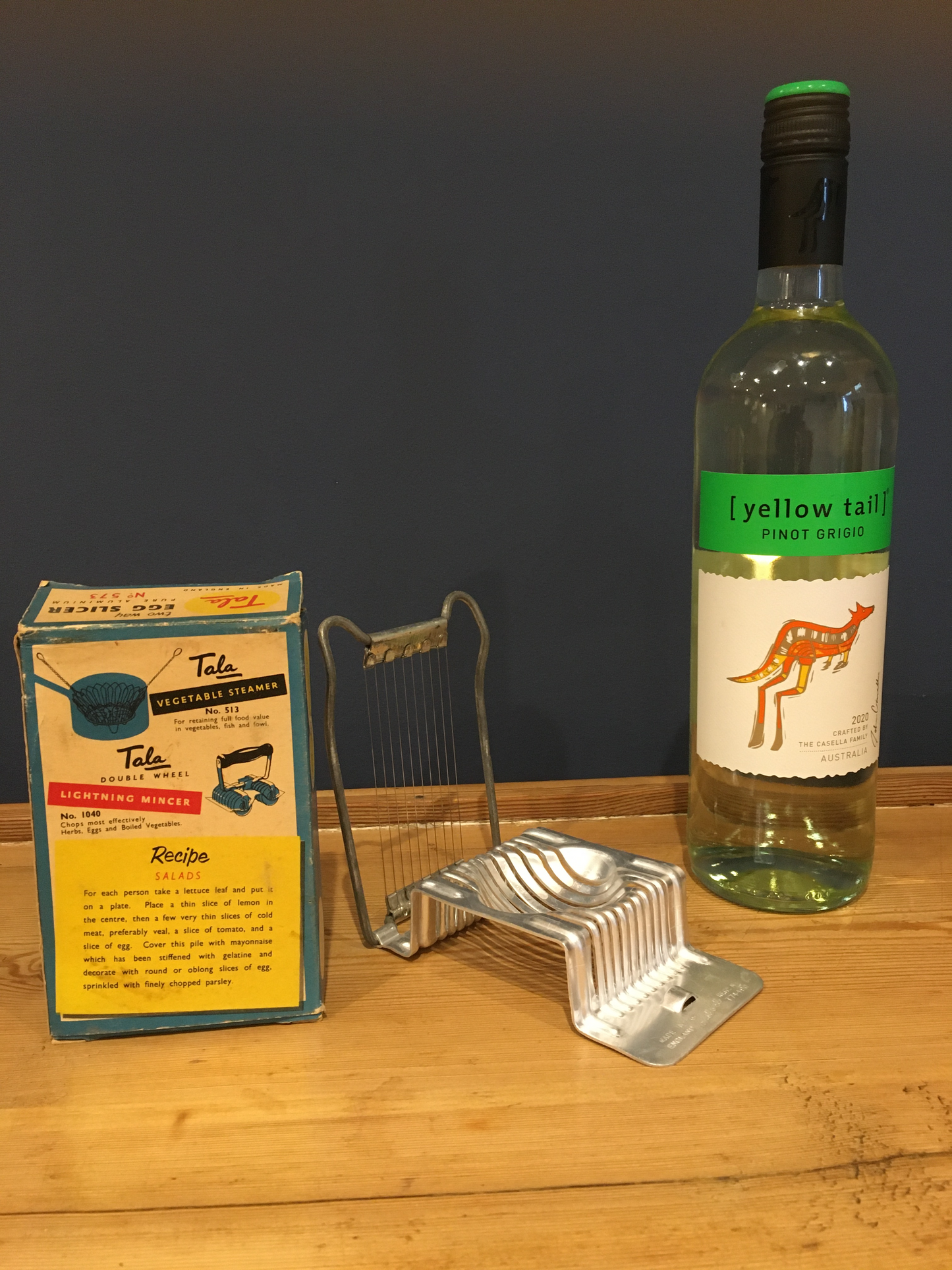 Vintage mid-century Tala egg slicer