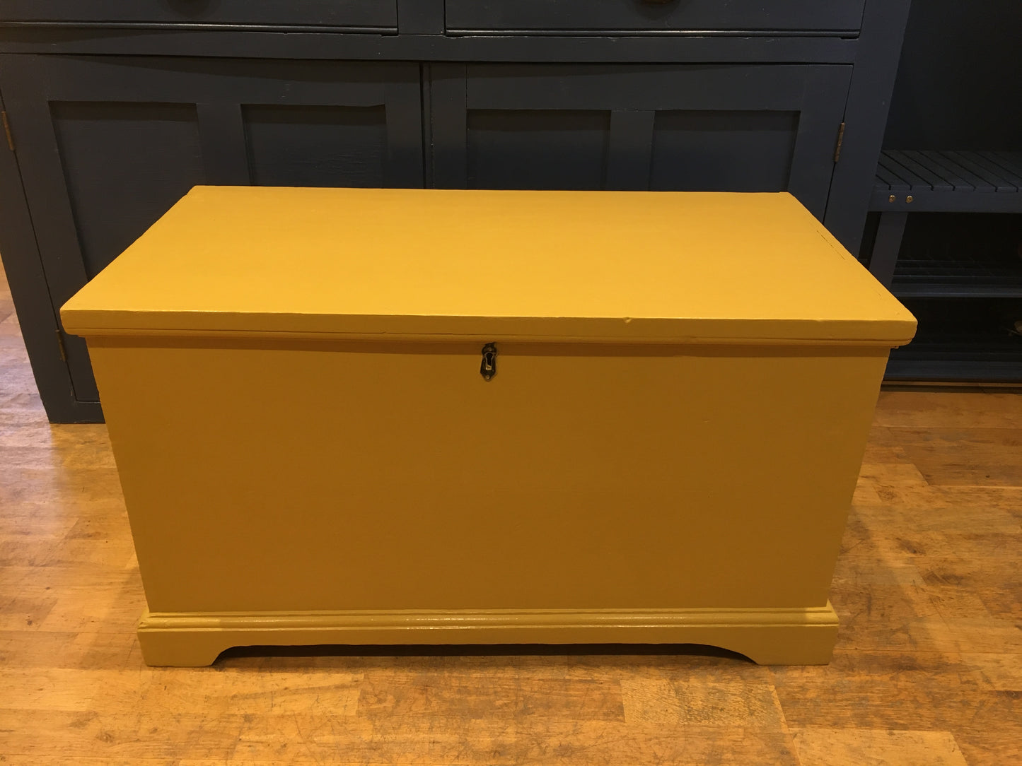 Early 19th century blanket box.