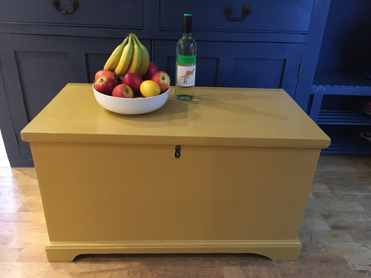 Early 19th century blanket box.