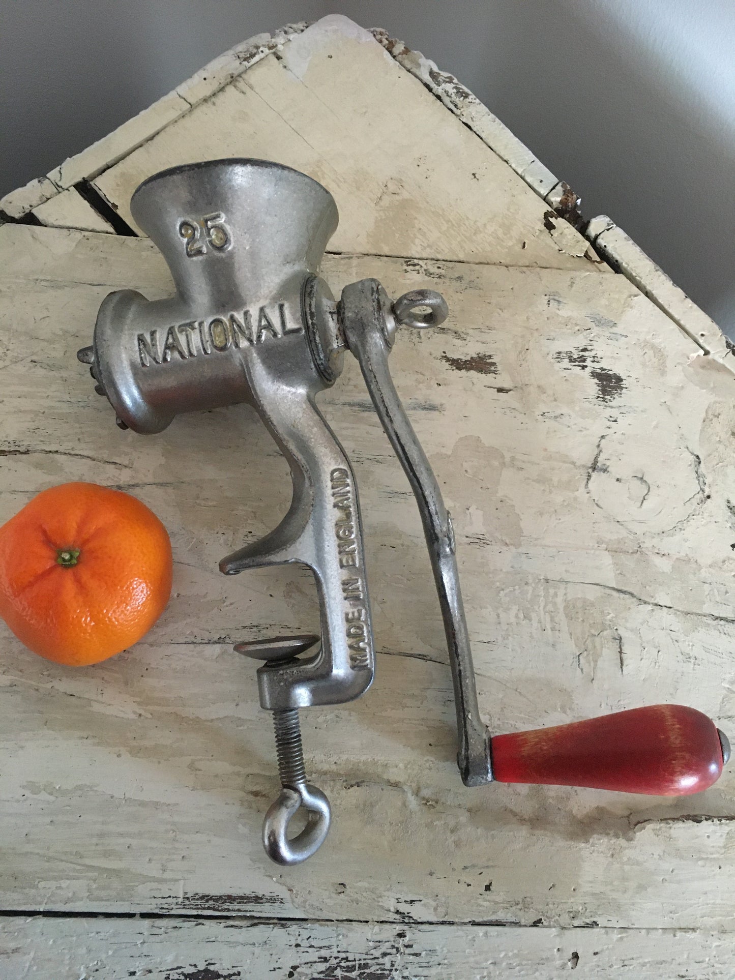 Vintage Spong National 25 food grinder mincer