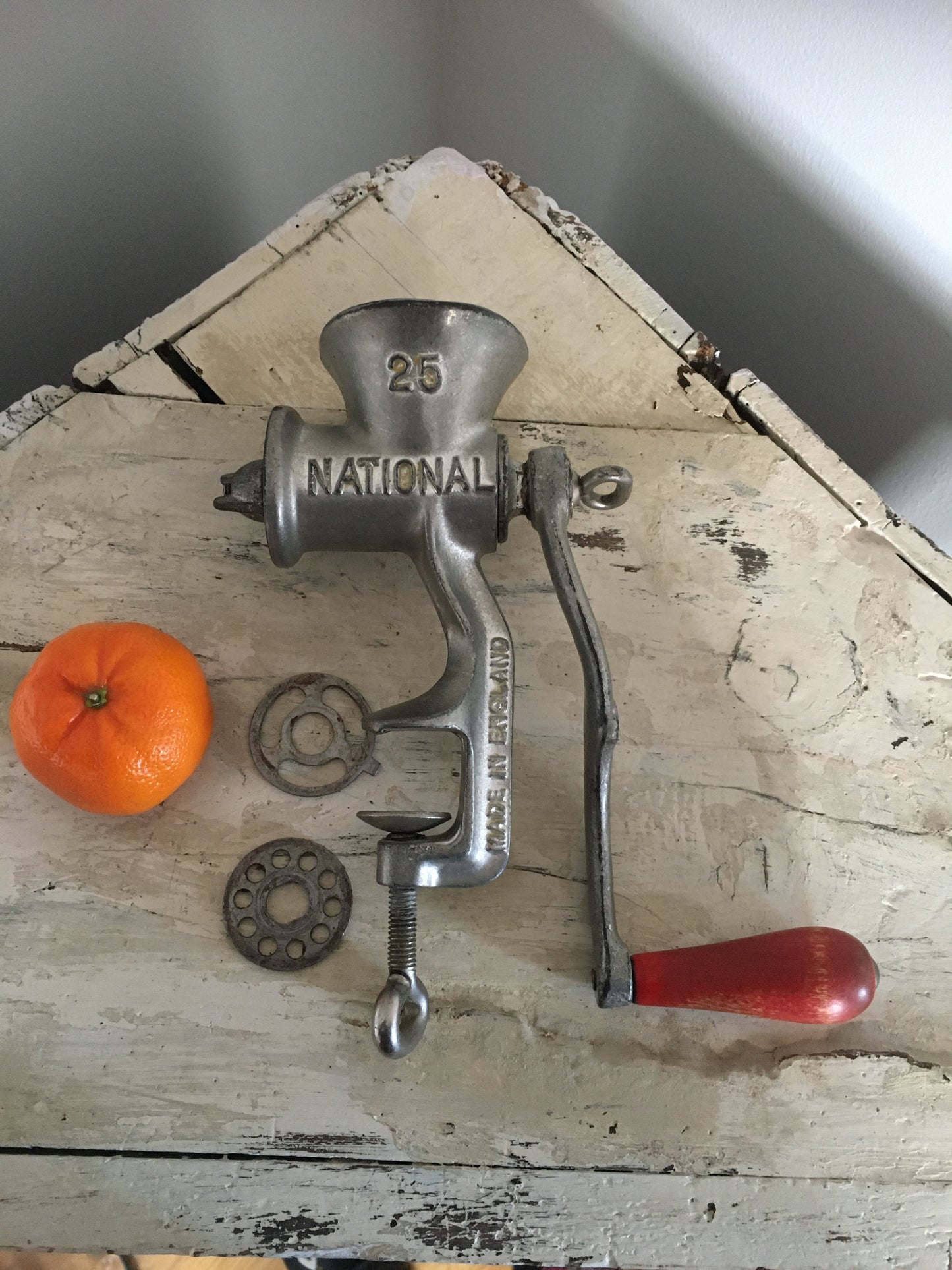 Vintage Spong National 25 food grinder mincer