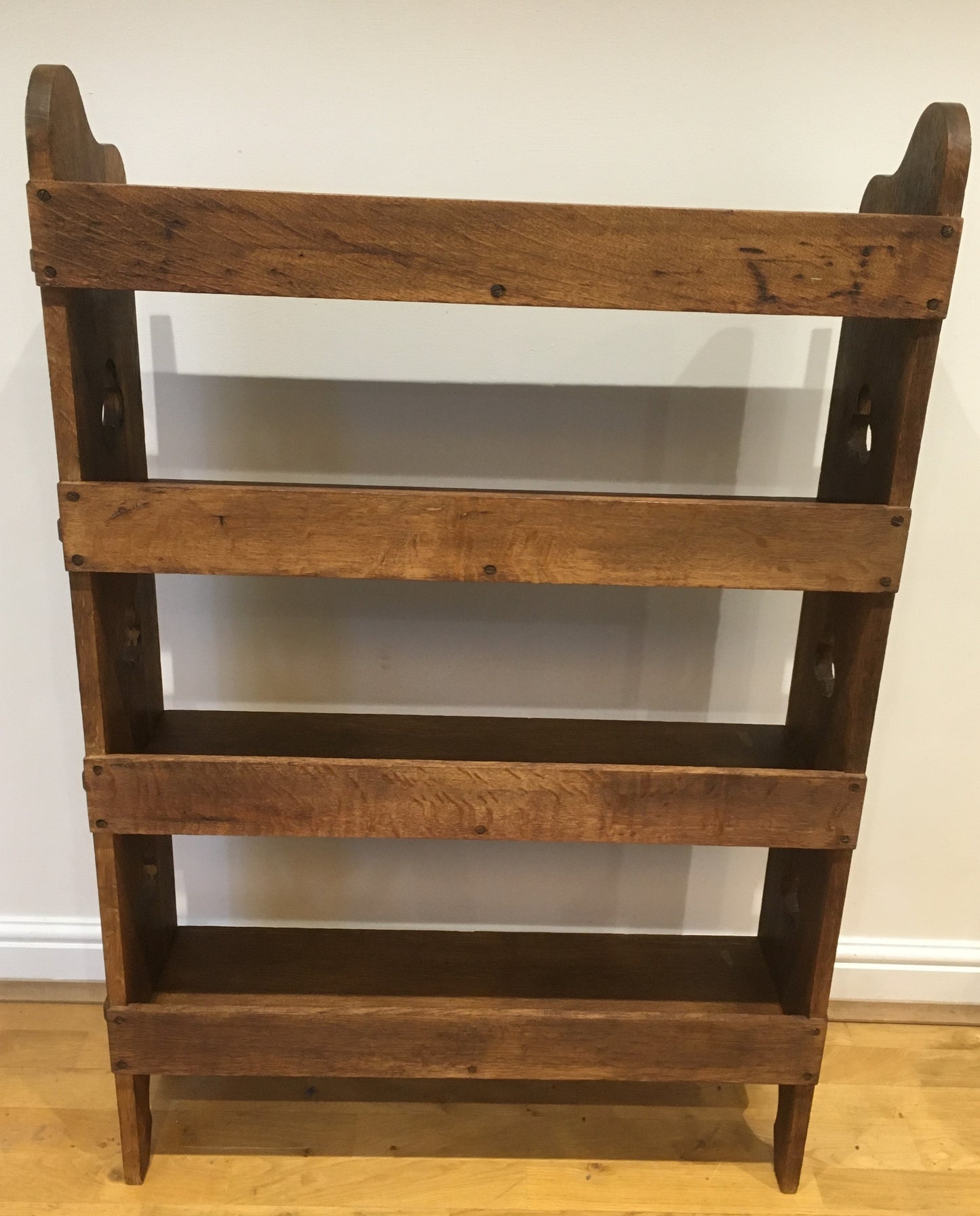Arts and crafts oak bookcase