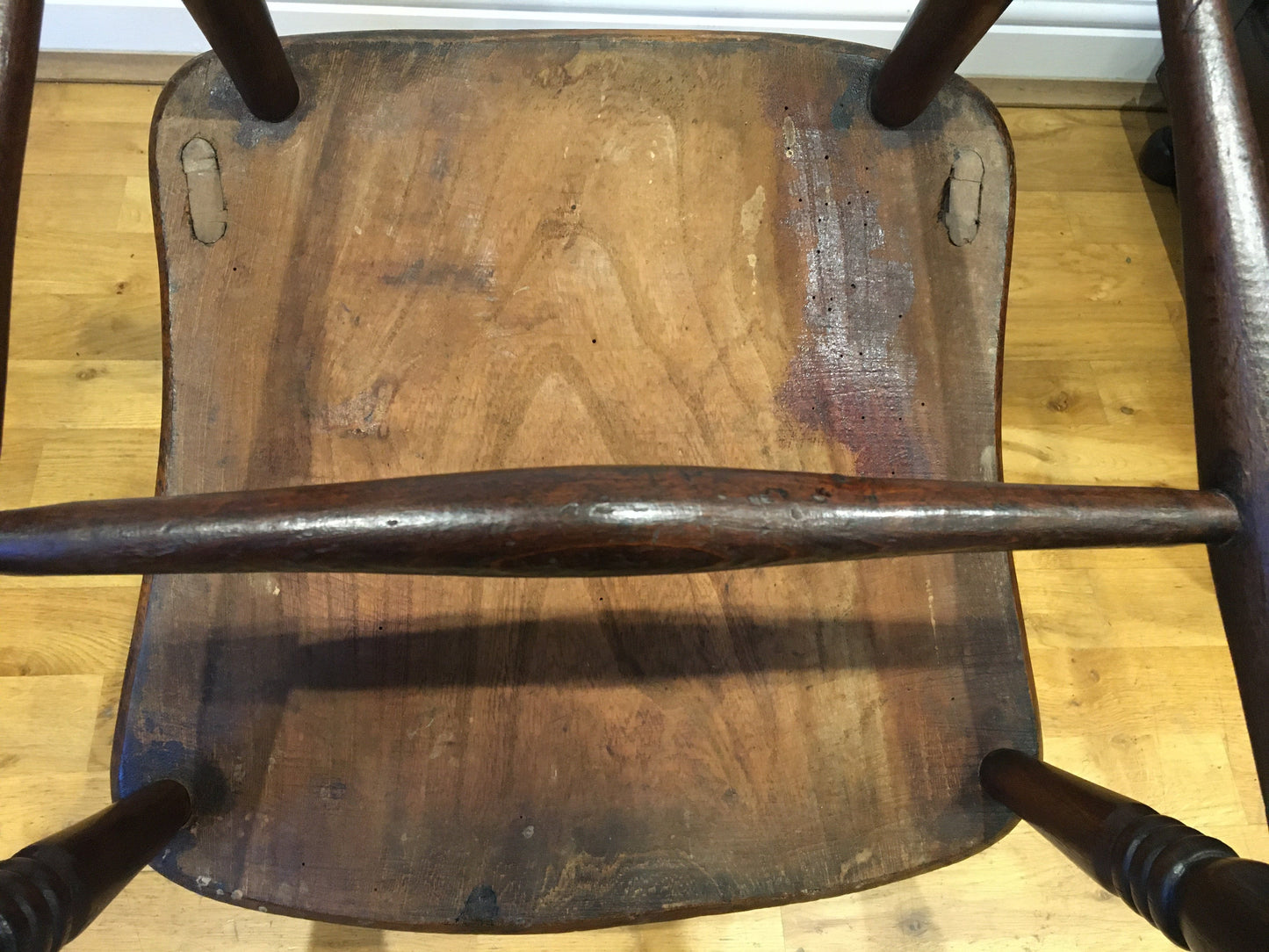Elm country armchair