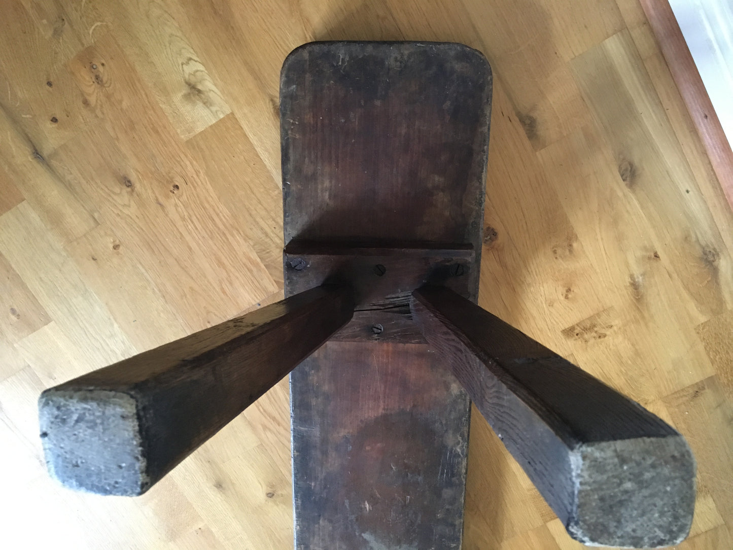 19th century oak bench