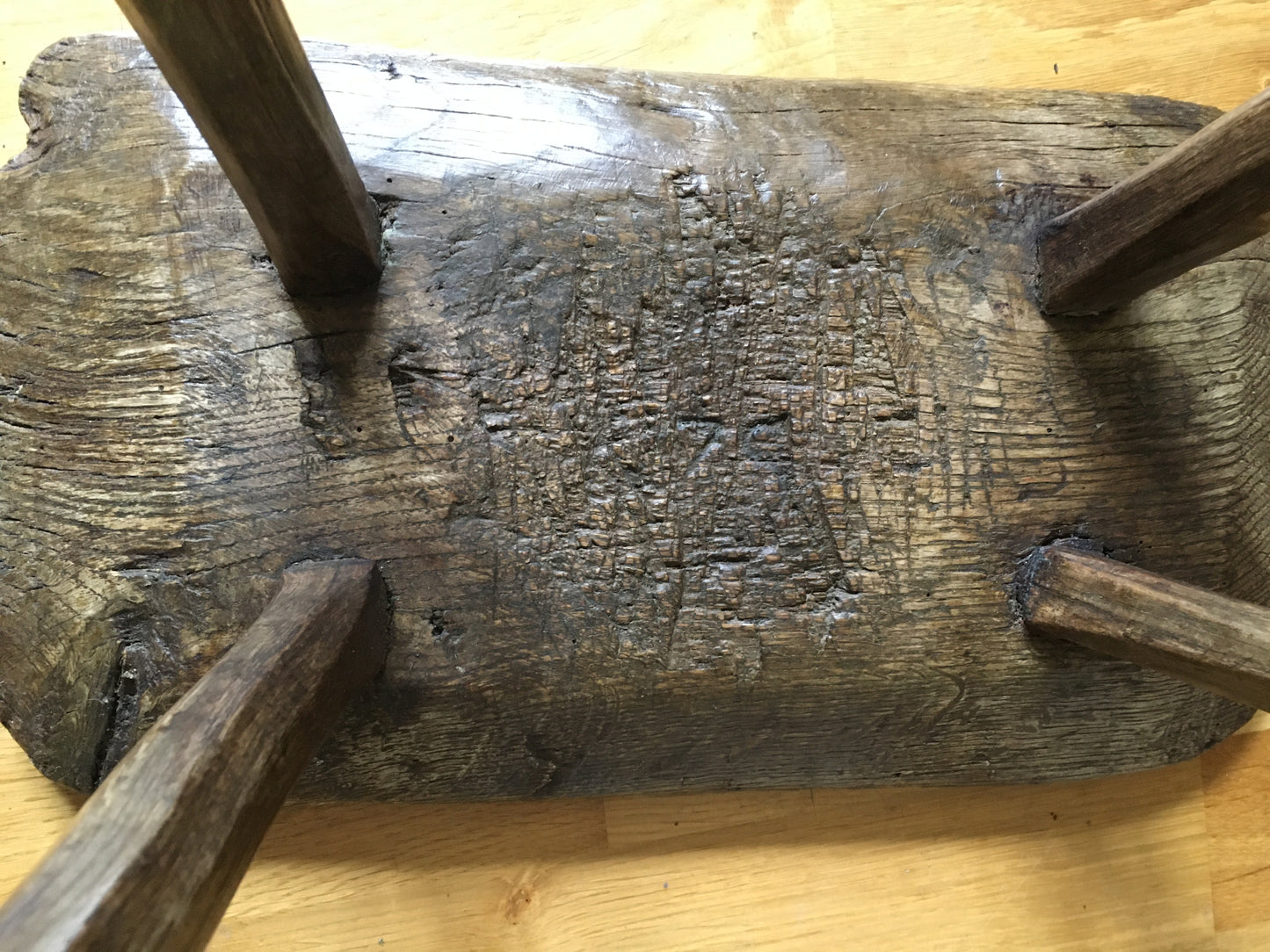 19th century work or milking stool