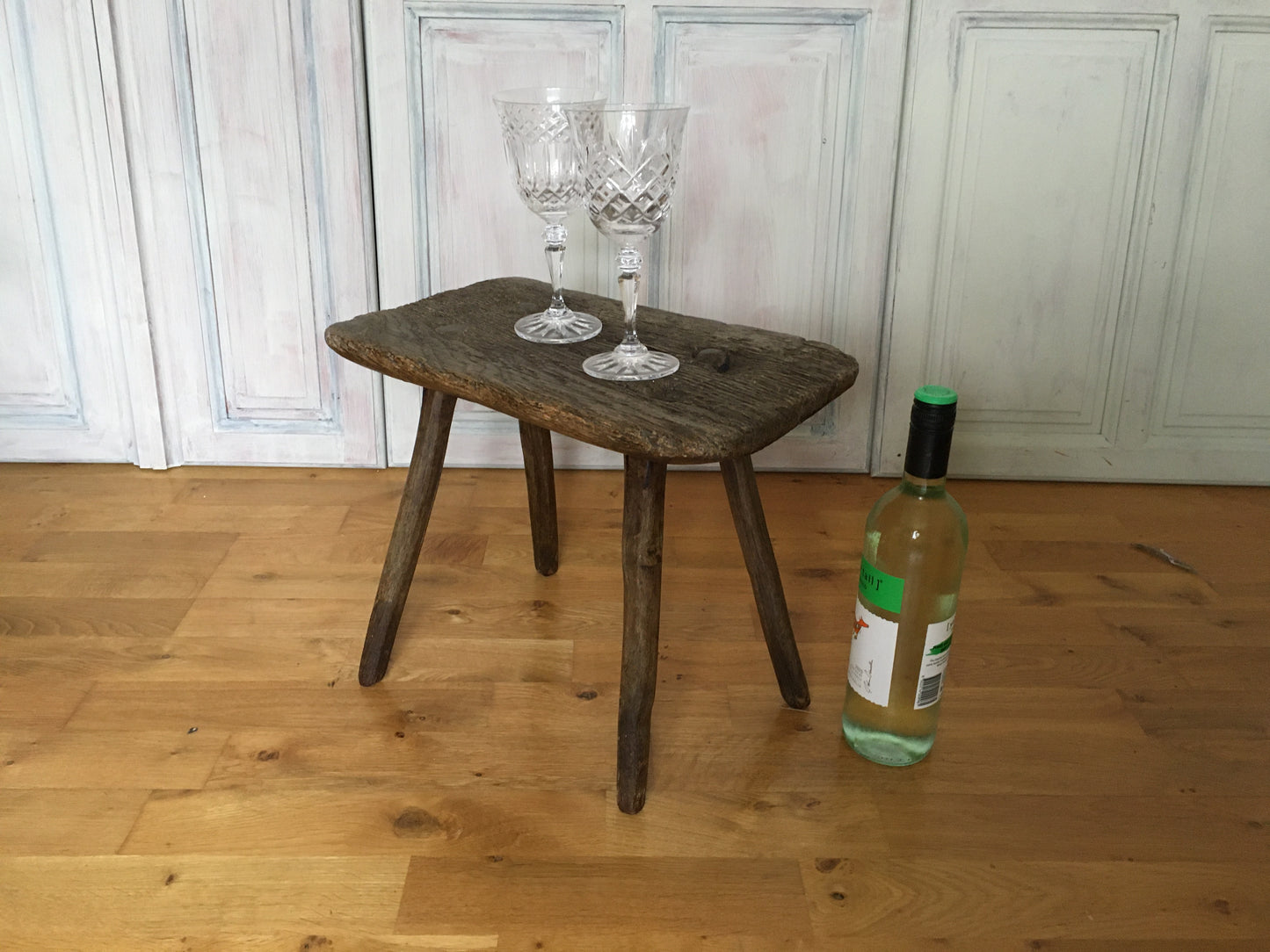19th century work or milking stool