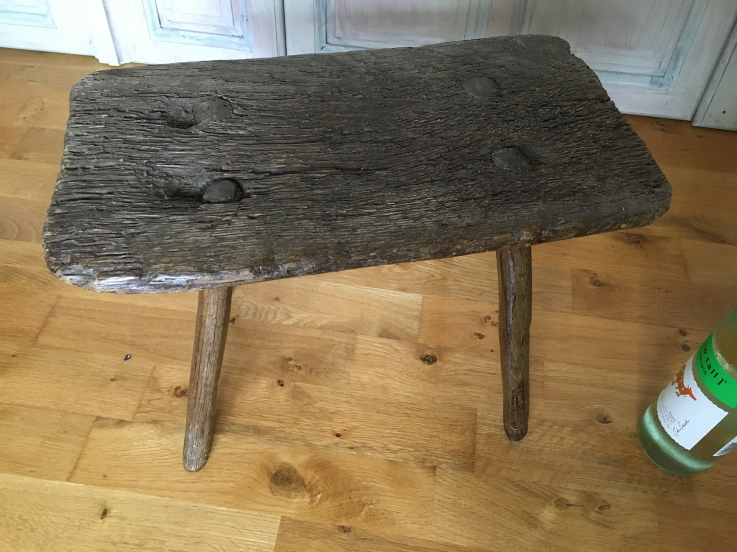 19th century work or milking stool