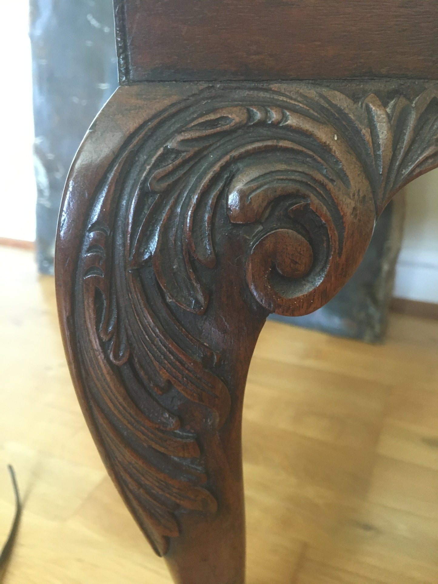 19th century George II-style footstool