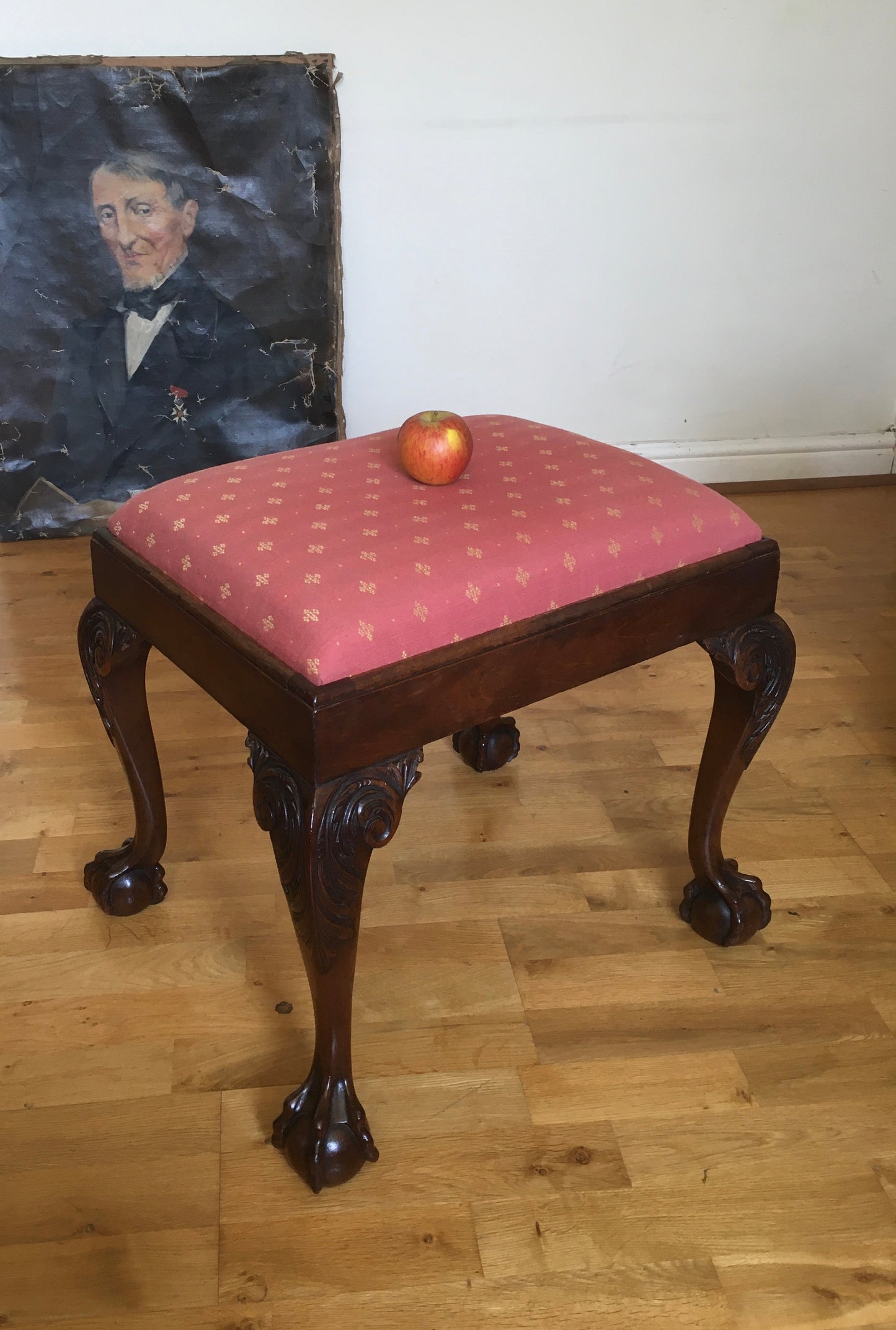 19th century George II-style footstool