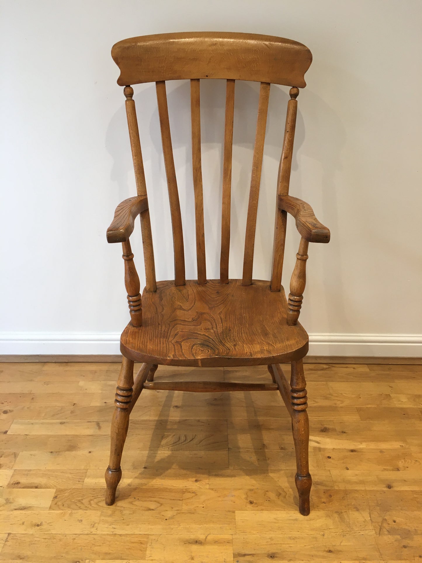 Victorian Windsor lath-back armchair