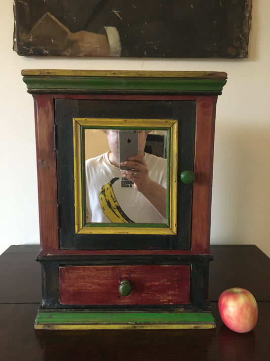Late 19th century/early 20th century painted cabinet.