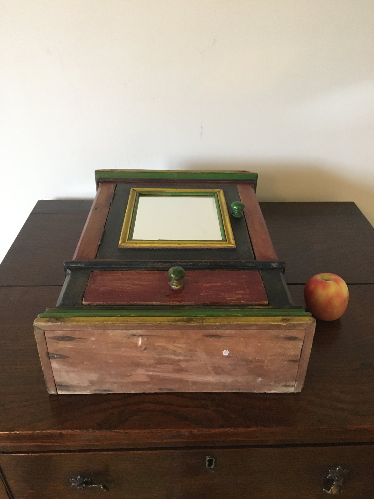 Late 19th century/early 20th century painted cabinet.