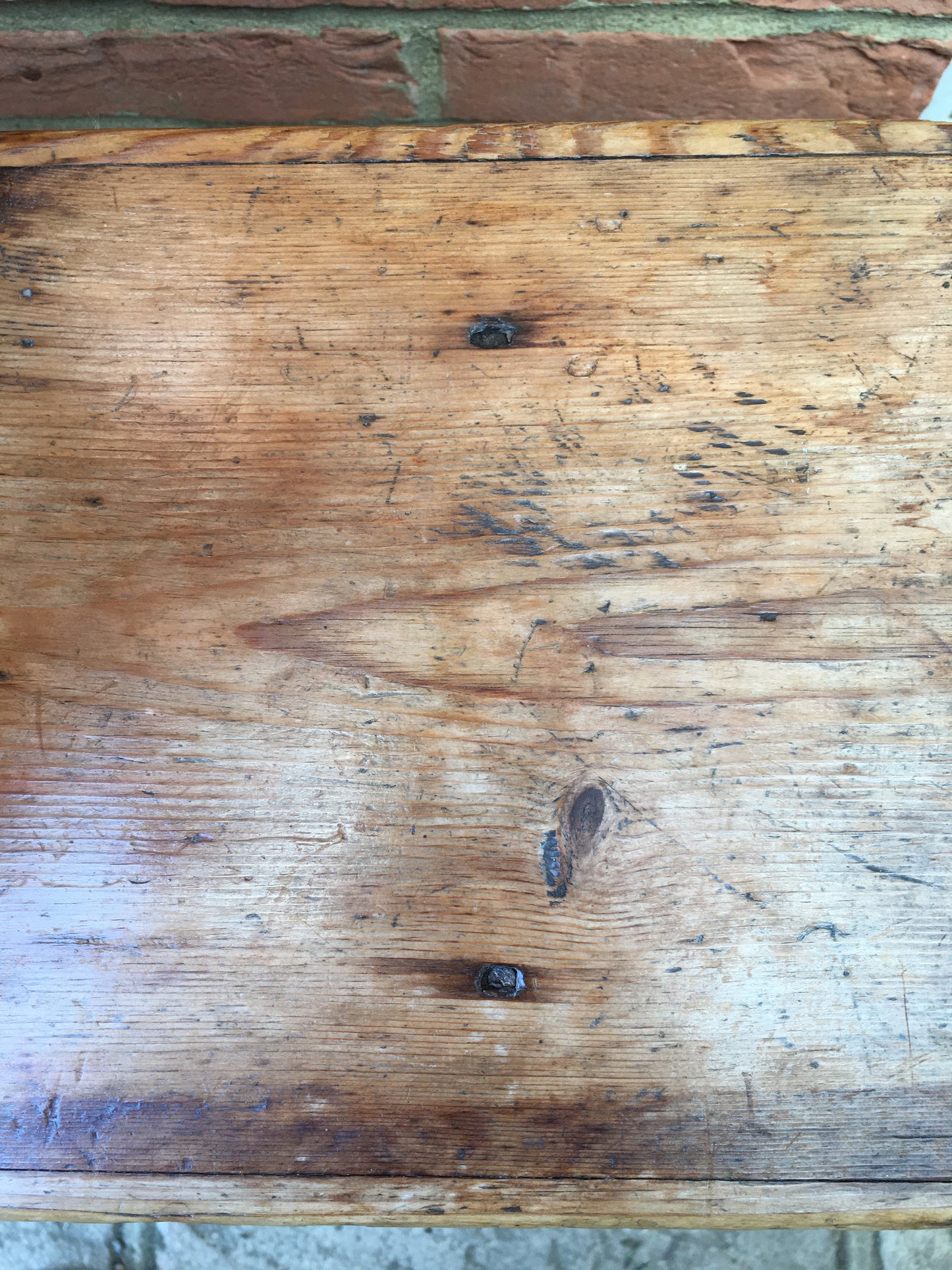 3 late 19th/early 20th century provincial pine stools or side tables.