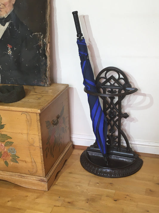 Victorian cast iron umbrella stick stand