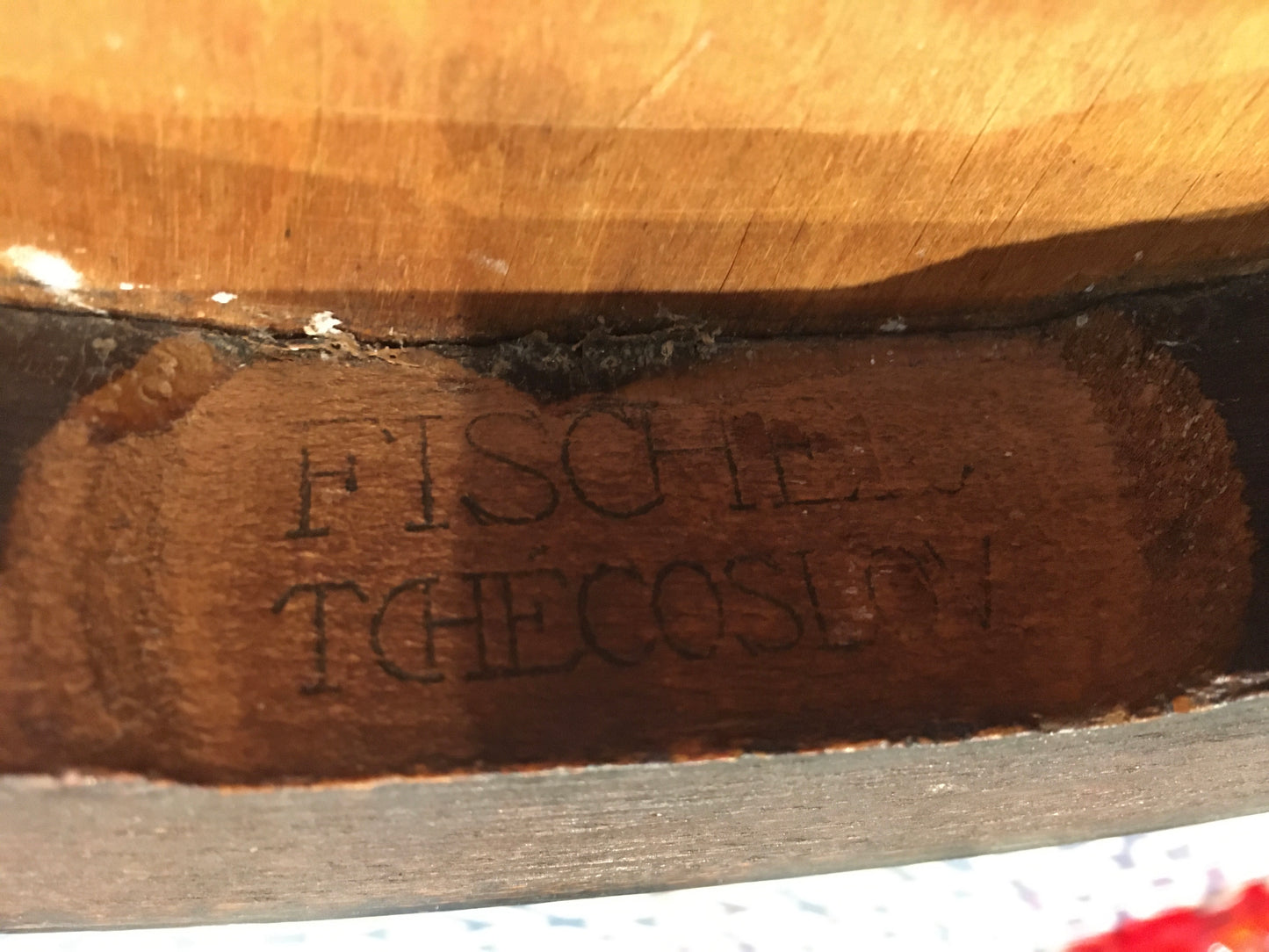 1920s bentwood carver chair by Fischel.