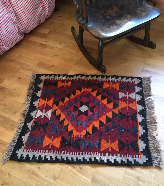 Old hand-woven rug