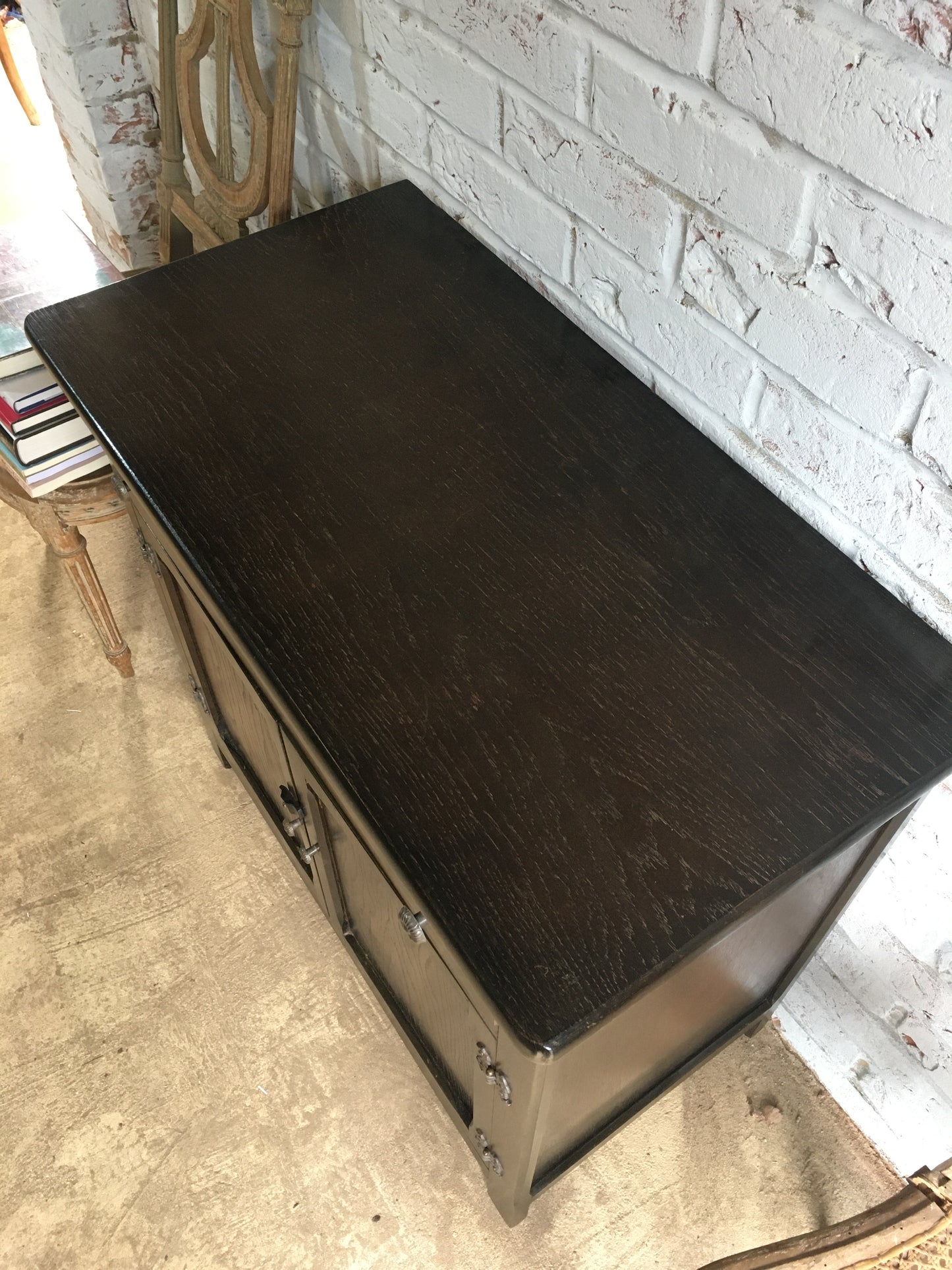 Vintage oak cabinet or cupboard.