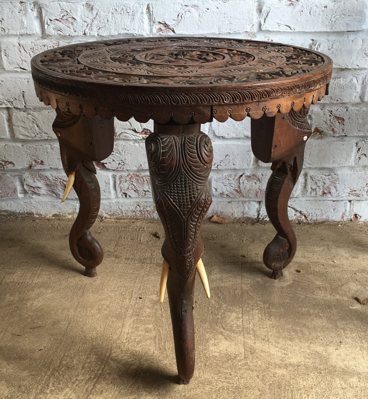 Elephant side table.