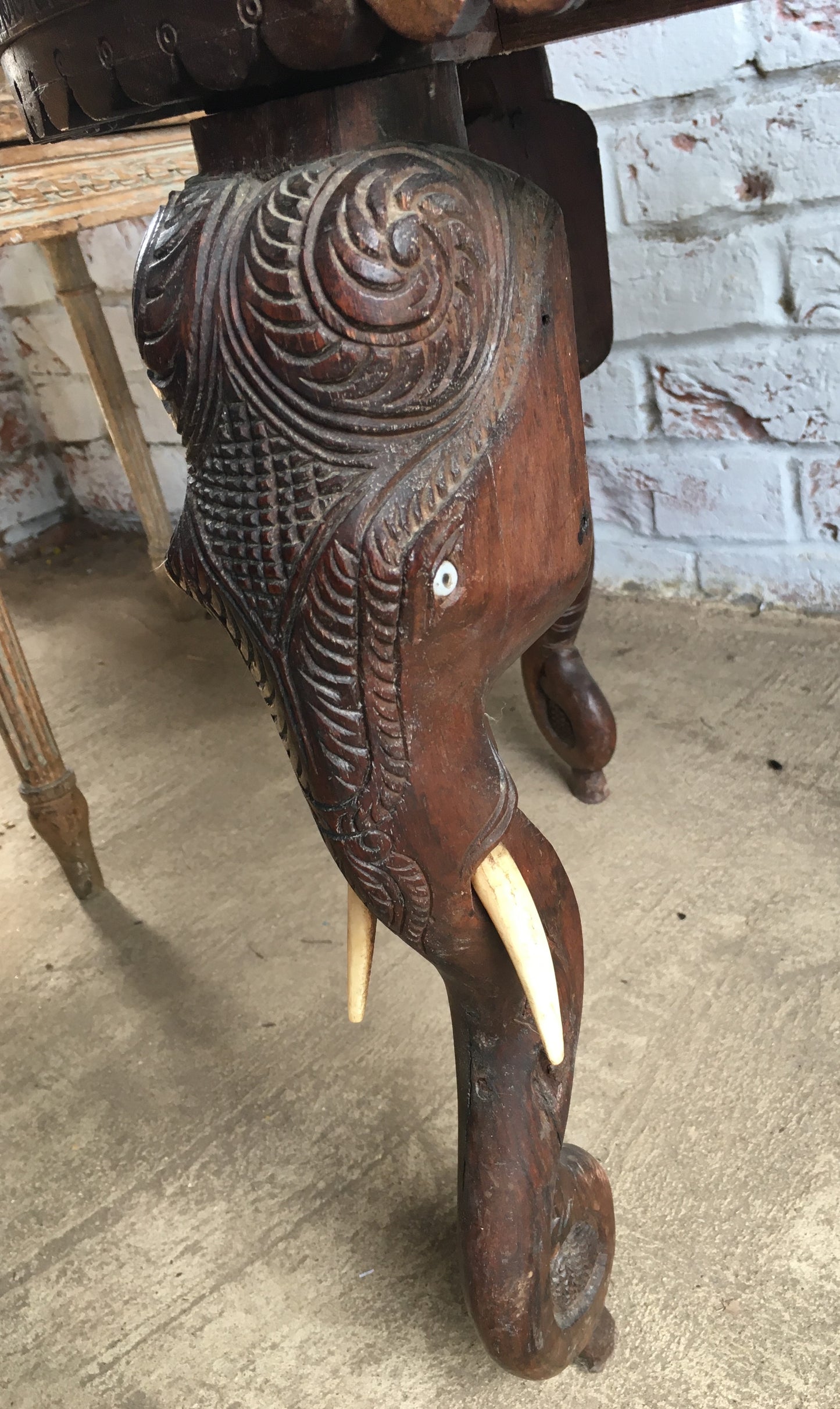 Elephant side table.