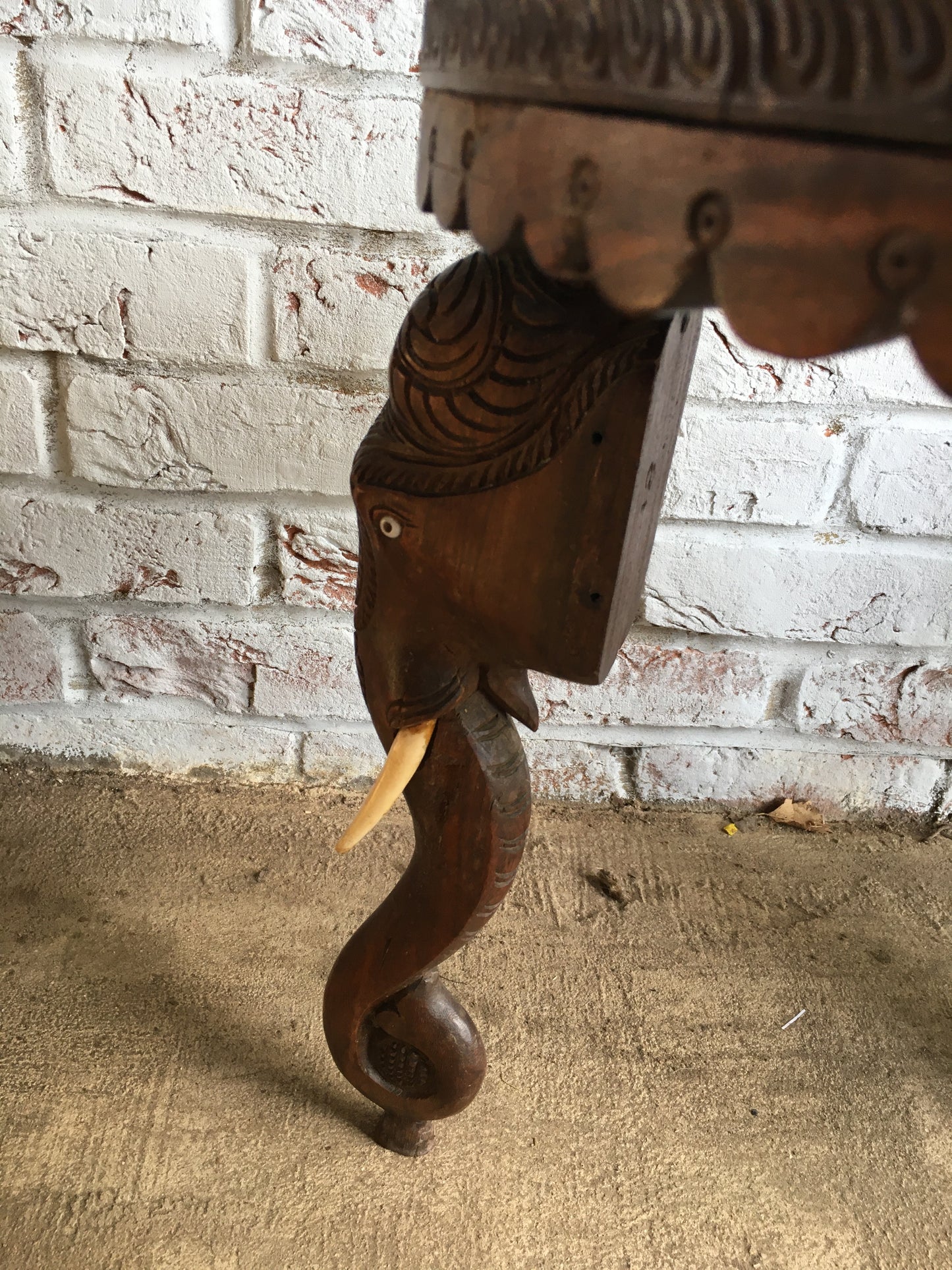 Elephant side table.