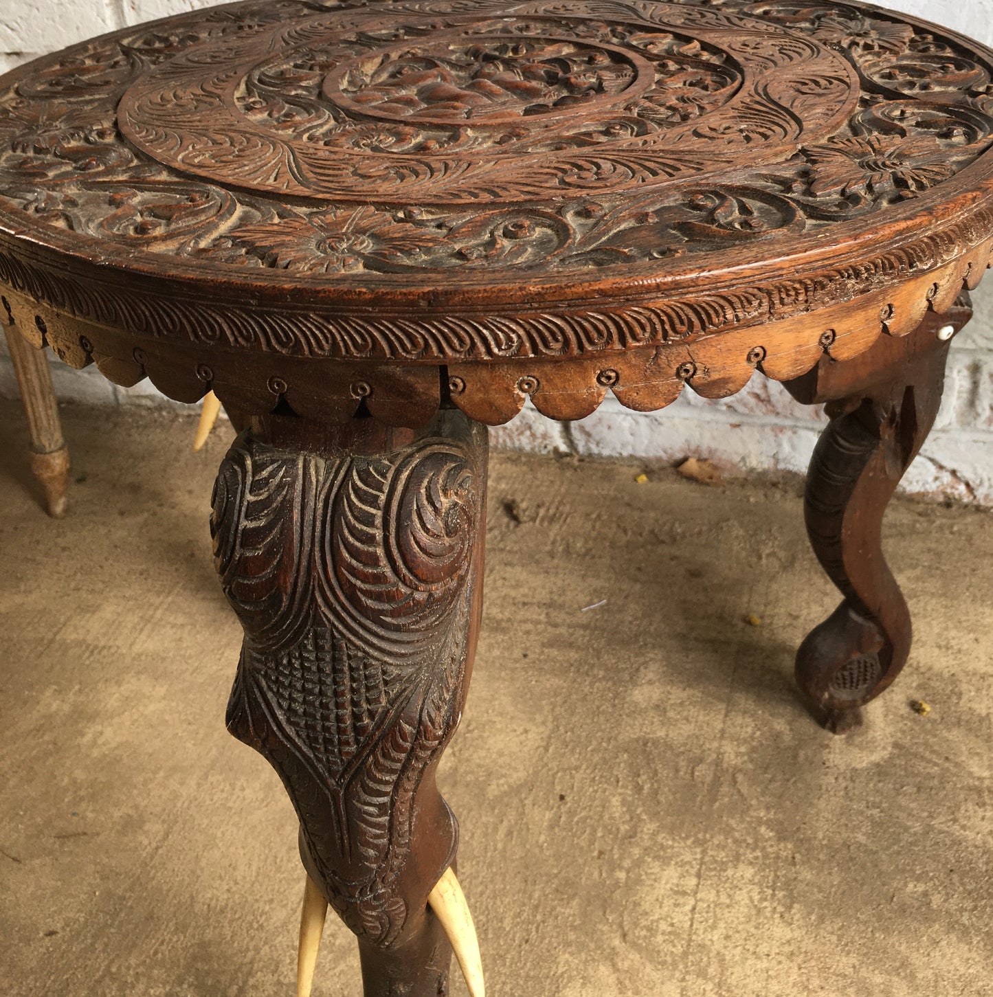 Elephant side table.