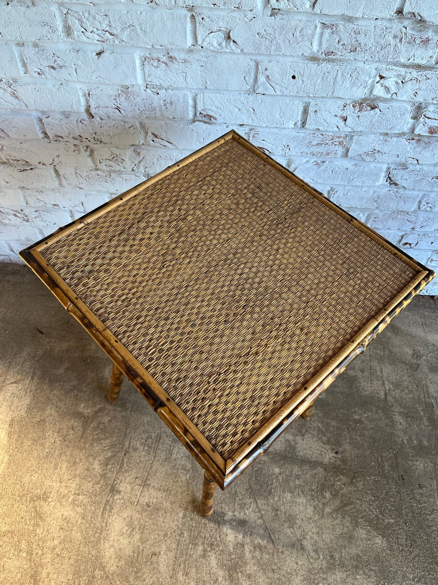 Victorian bamboo occasional table/wine table/lamp table.