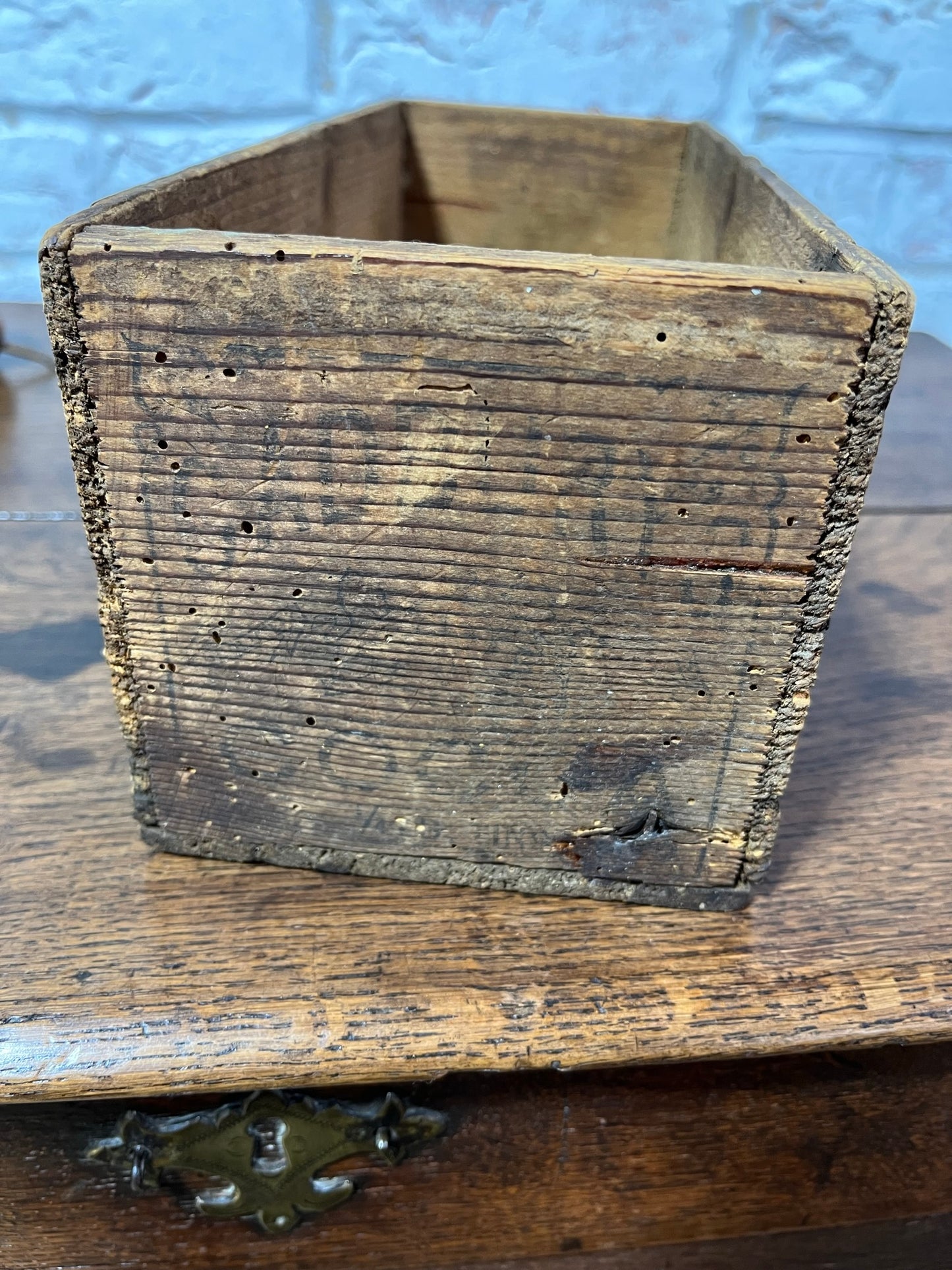 Vintage wooden Cadbury's Cocoa Essence box