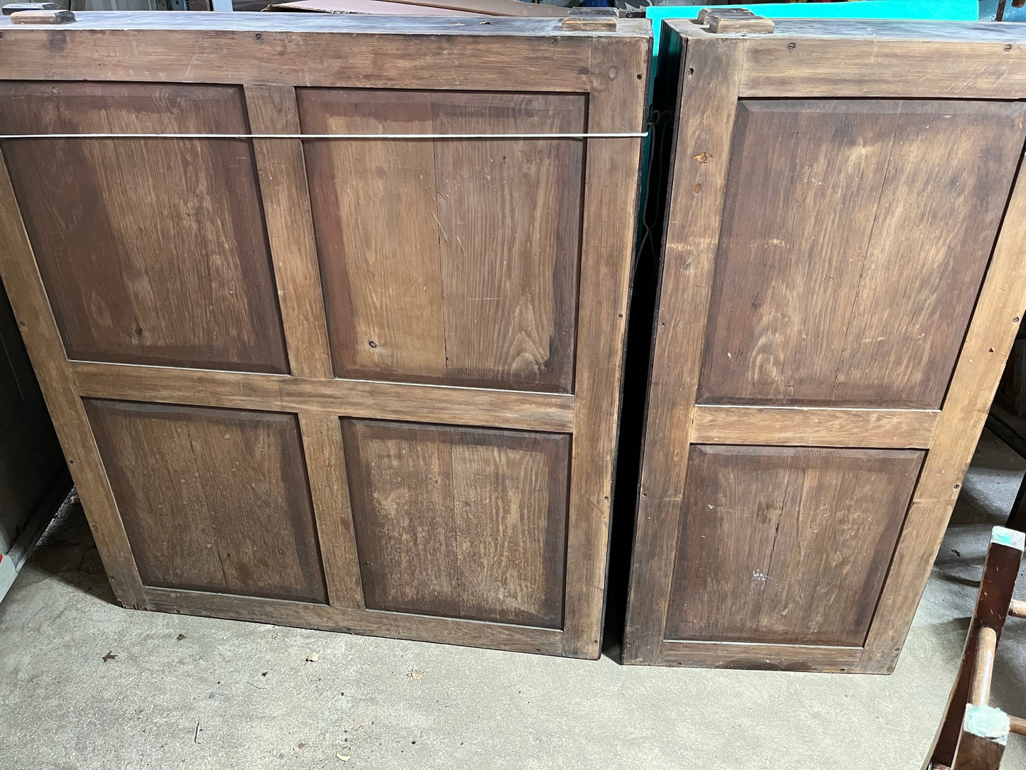 Large country house library bookcase or display case, with provenance.