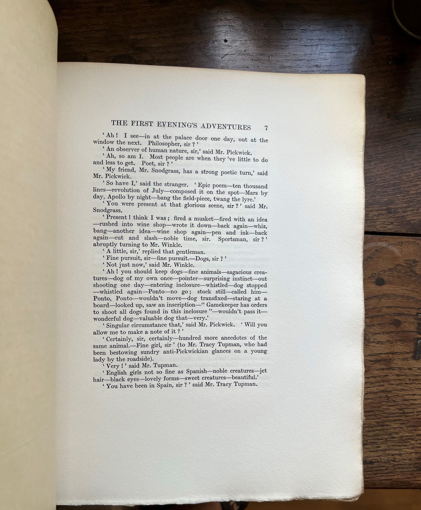 1910, limited edition, signed, "Mr Pickwick Pages from the Pickwick Papers with illustrations by Frank Reynolds R.I."