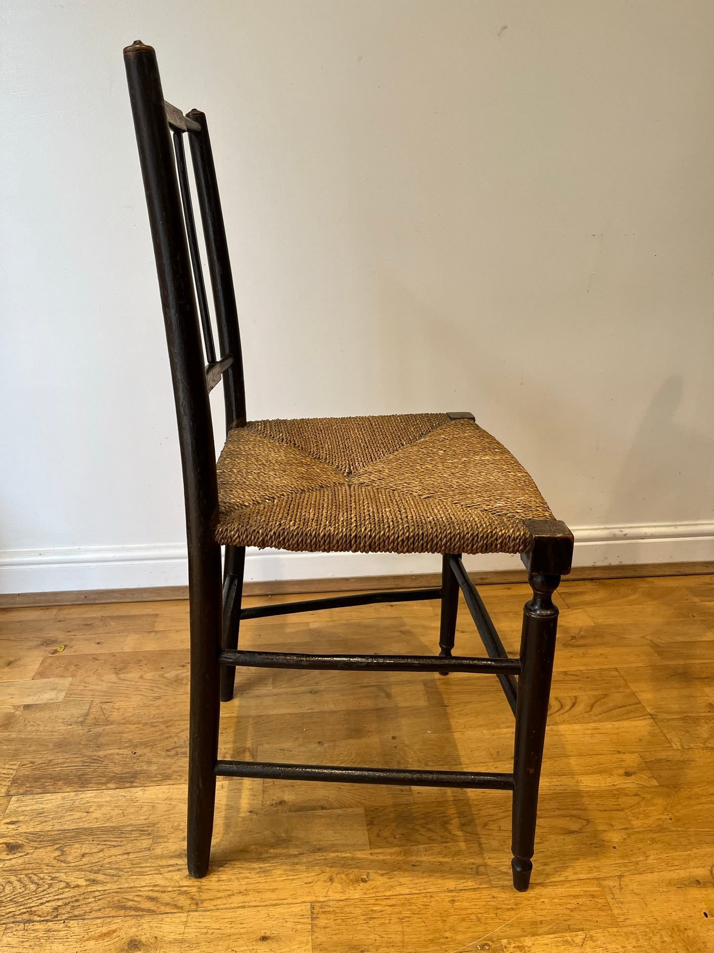 Regency side chair with original paint.