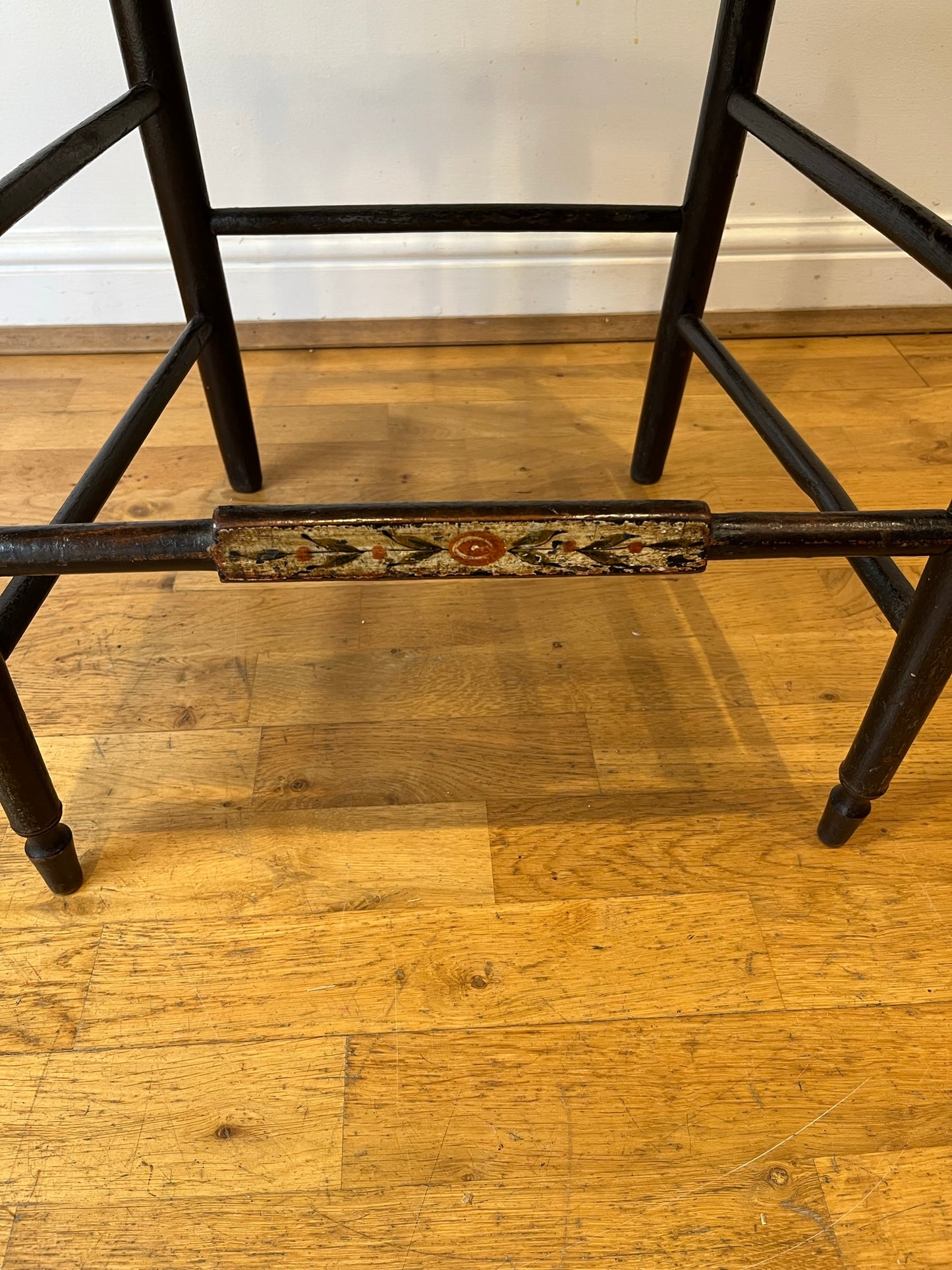 Regency side chair with original paint.