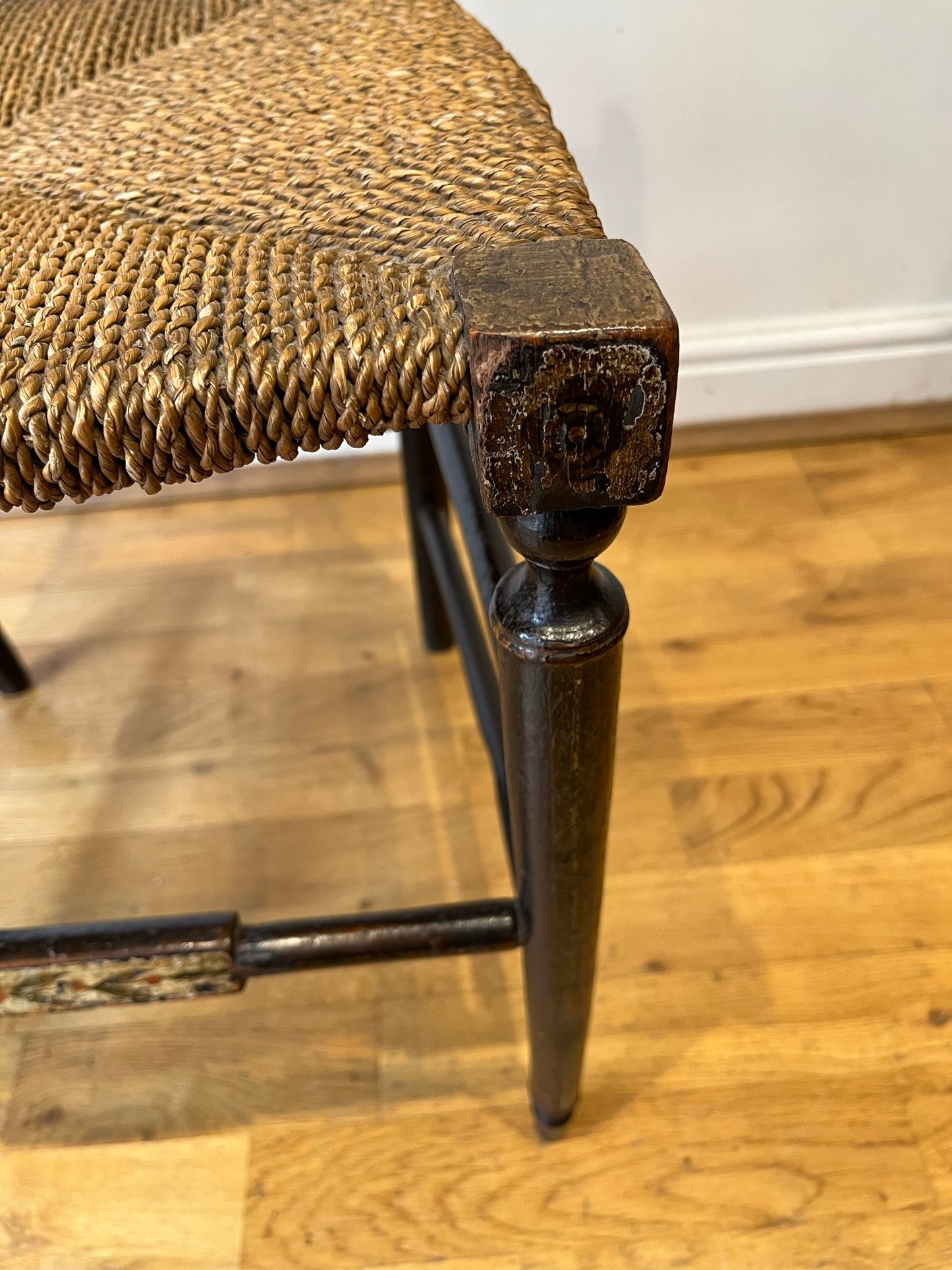 Regency side chair with original paint.