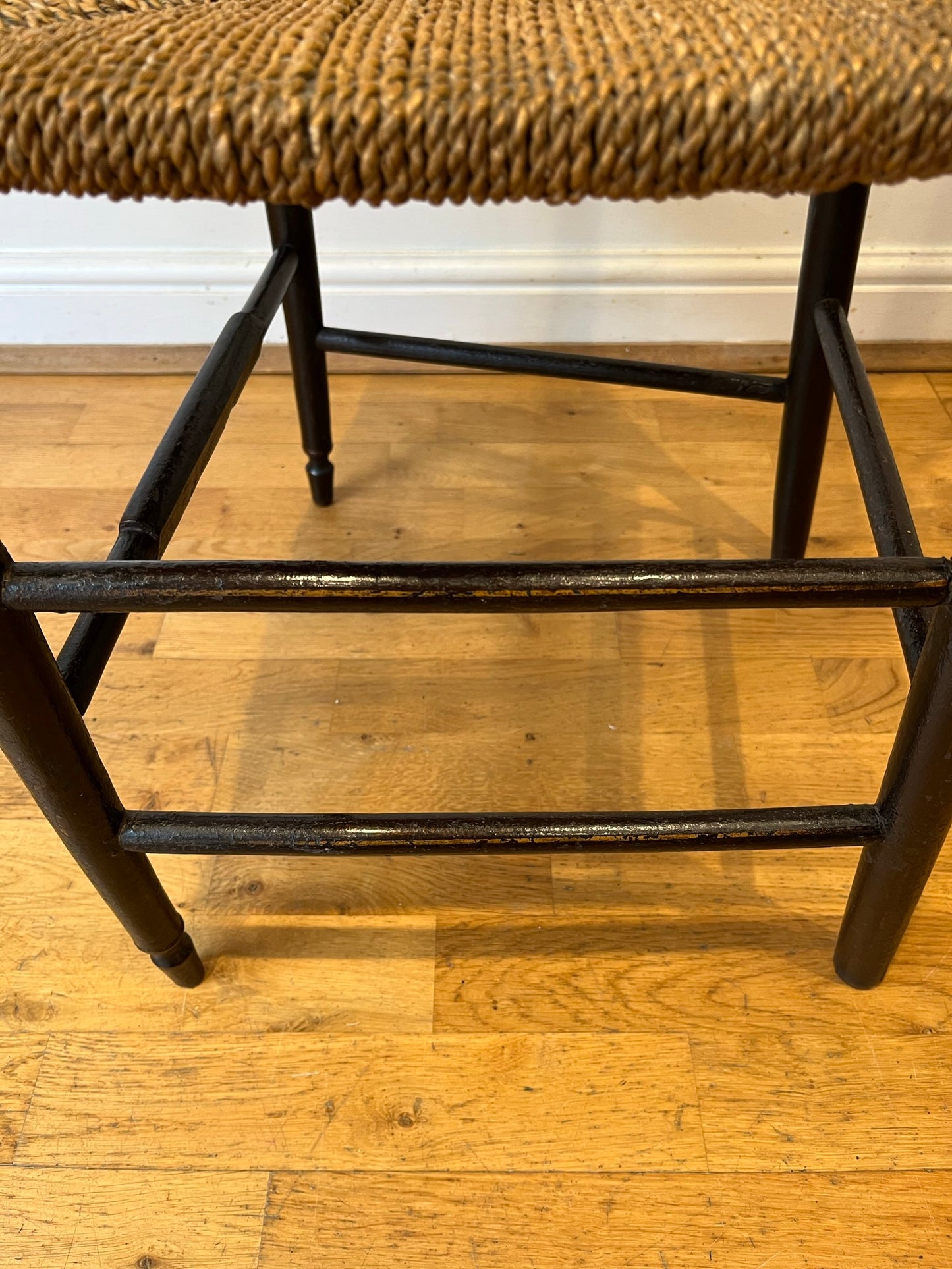 Regency side chair with original paint.