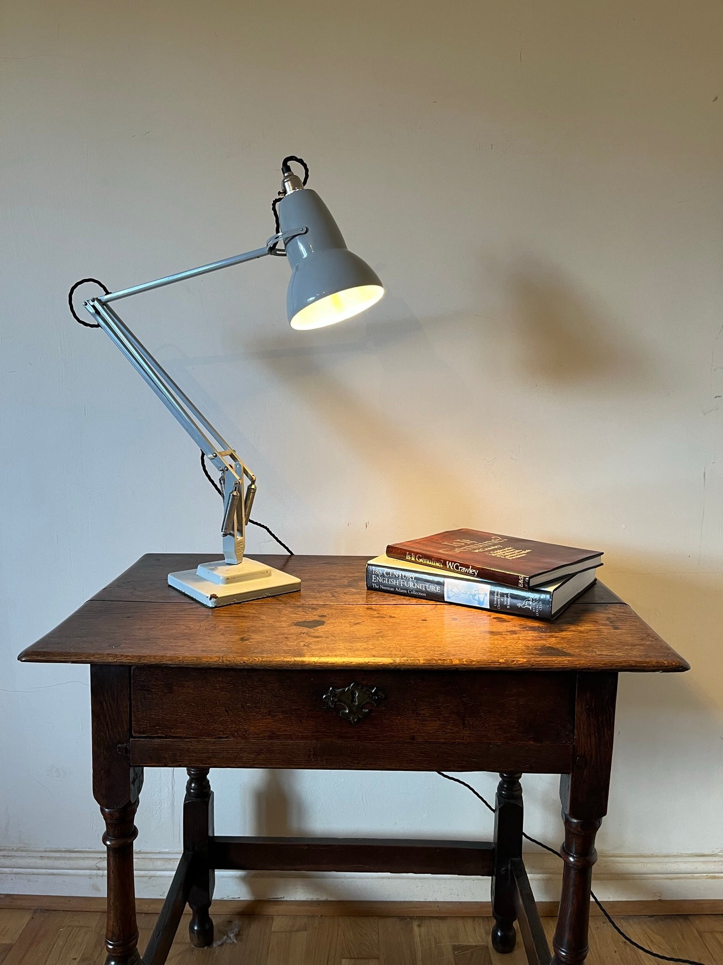 Herbert Terry Anglepoise lamp, Model 1227, 1960s, good colour, PAT tested.