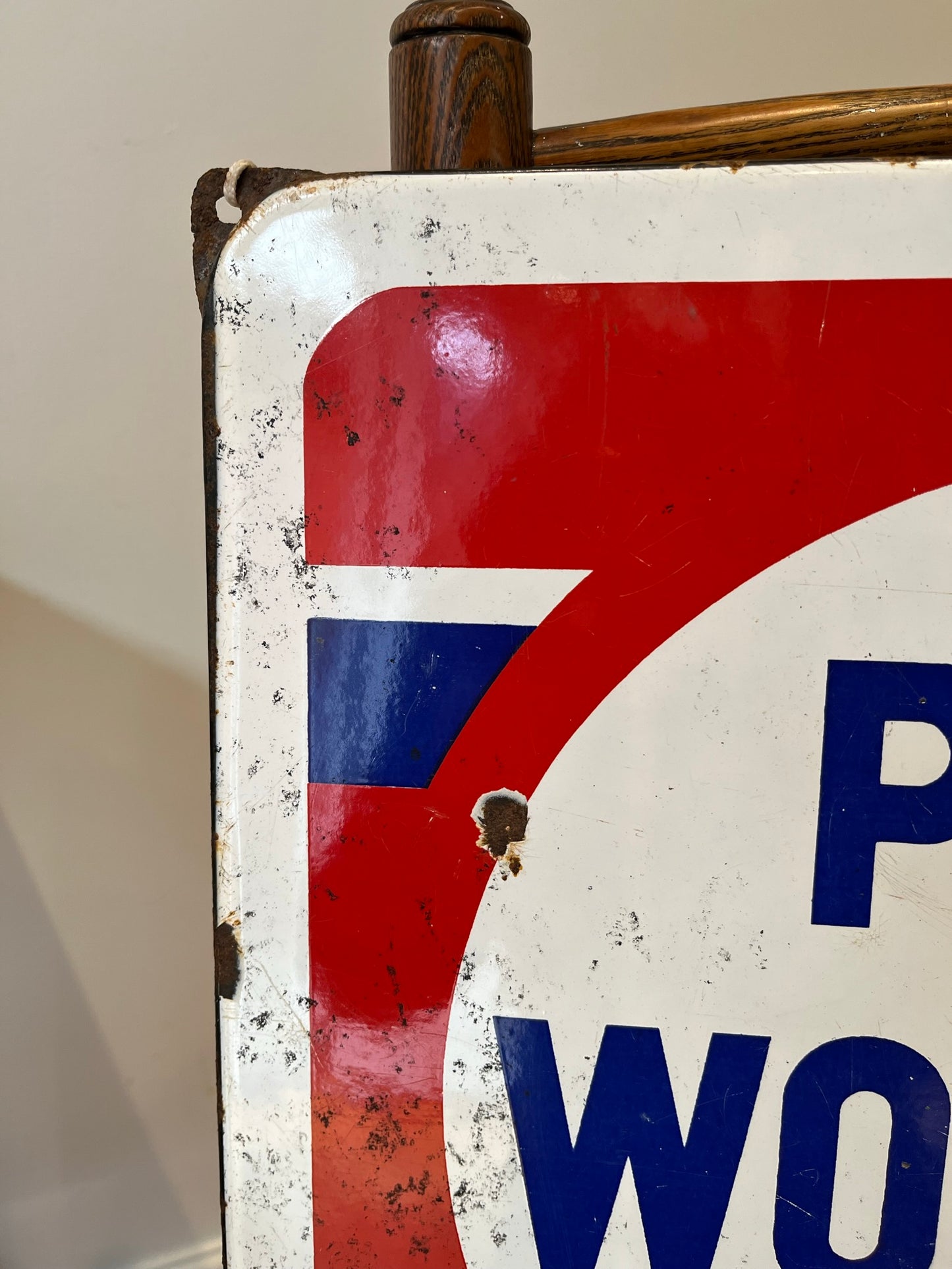 Early 20th century French enamel advertising sign.