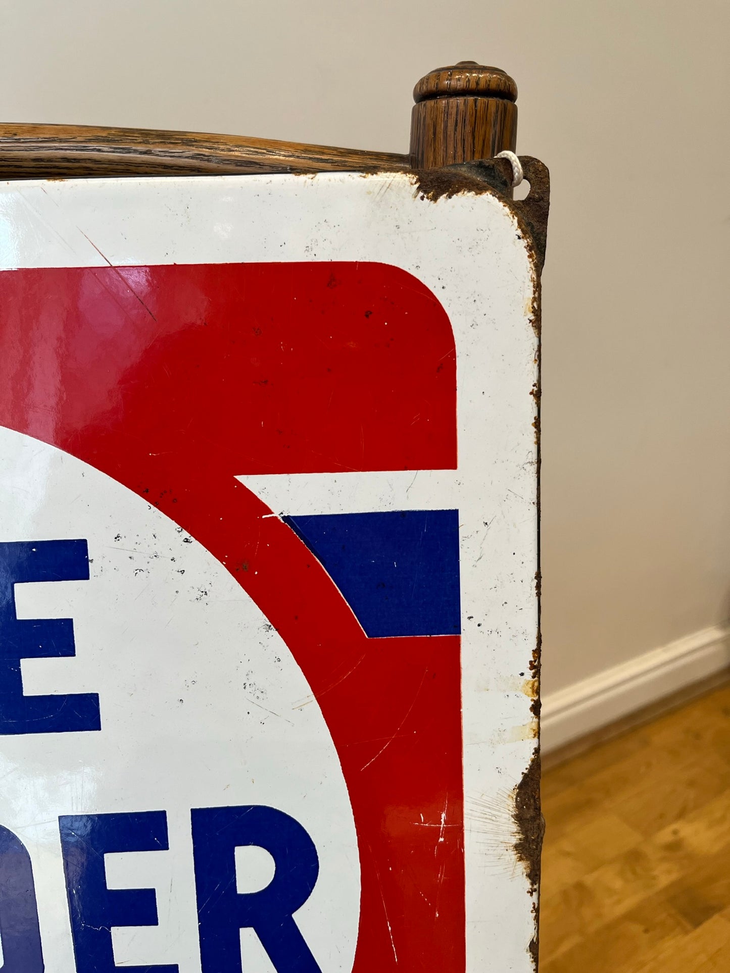 Early 20th century French enamel advertising sign.