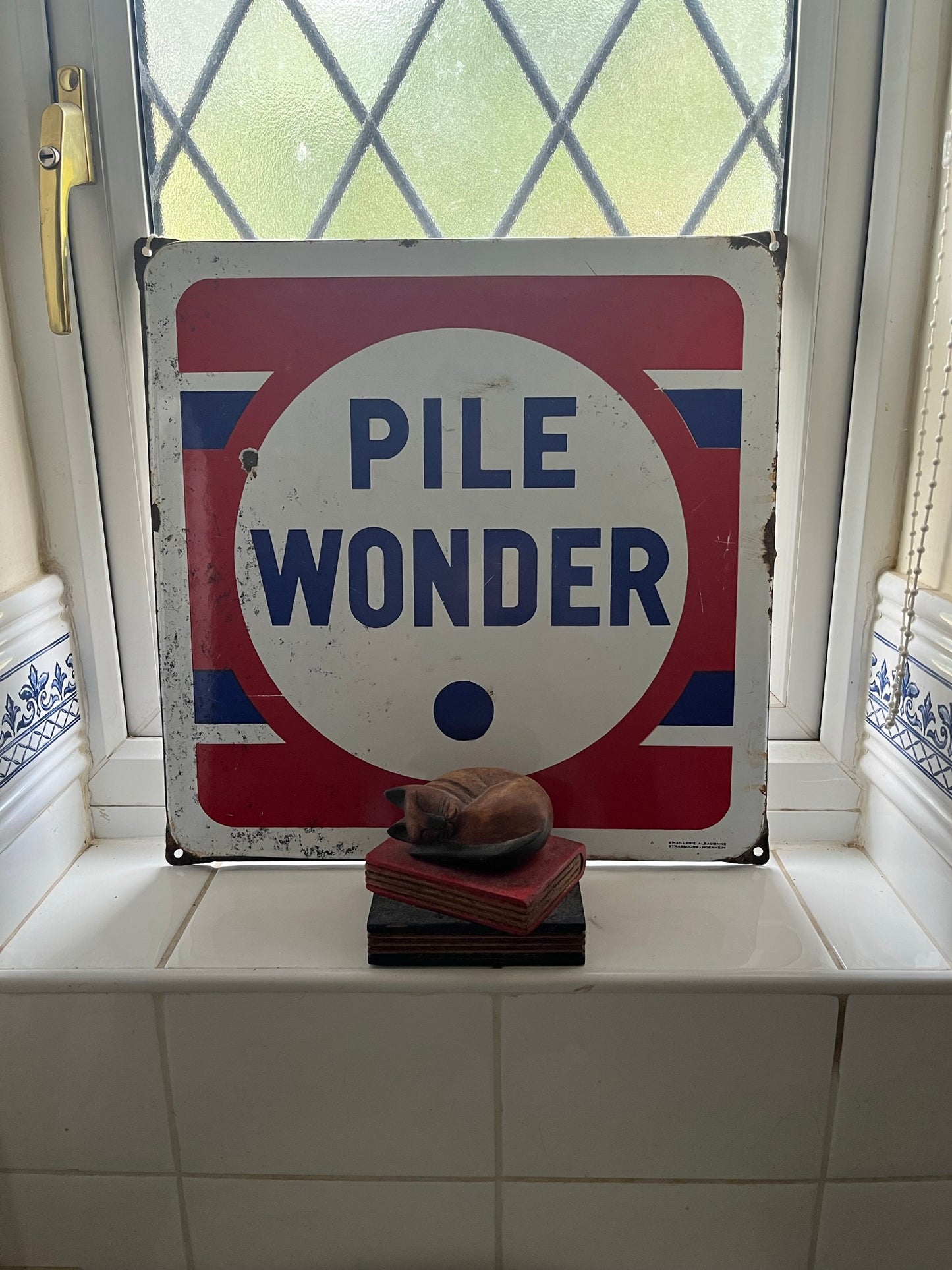 Early 20th century French enamel advertising sign.