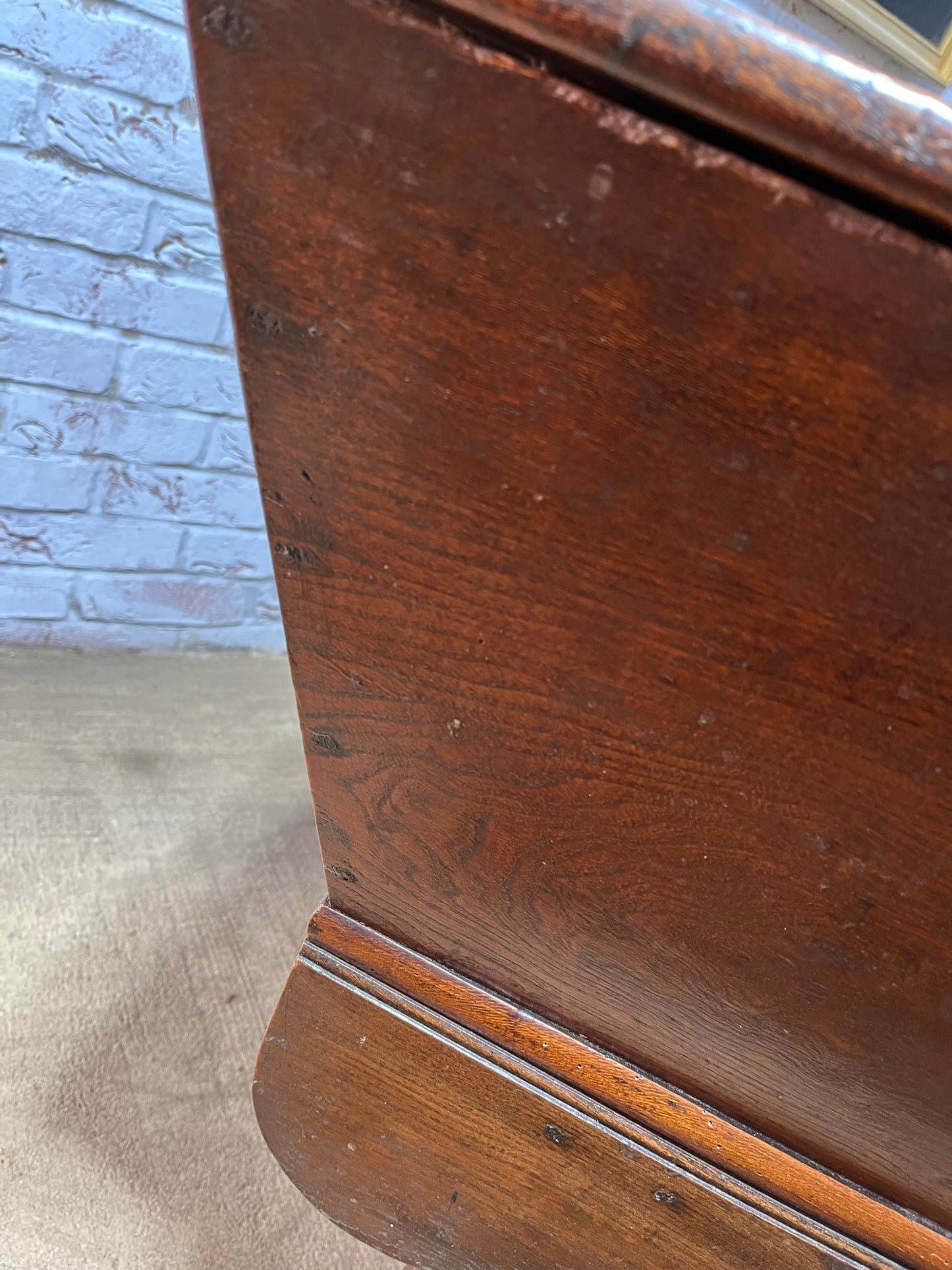 A country made 18th or 19th century dough bin or trough.