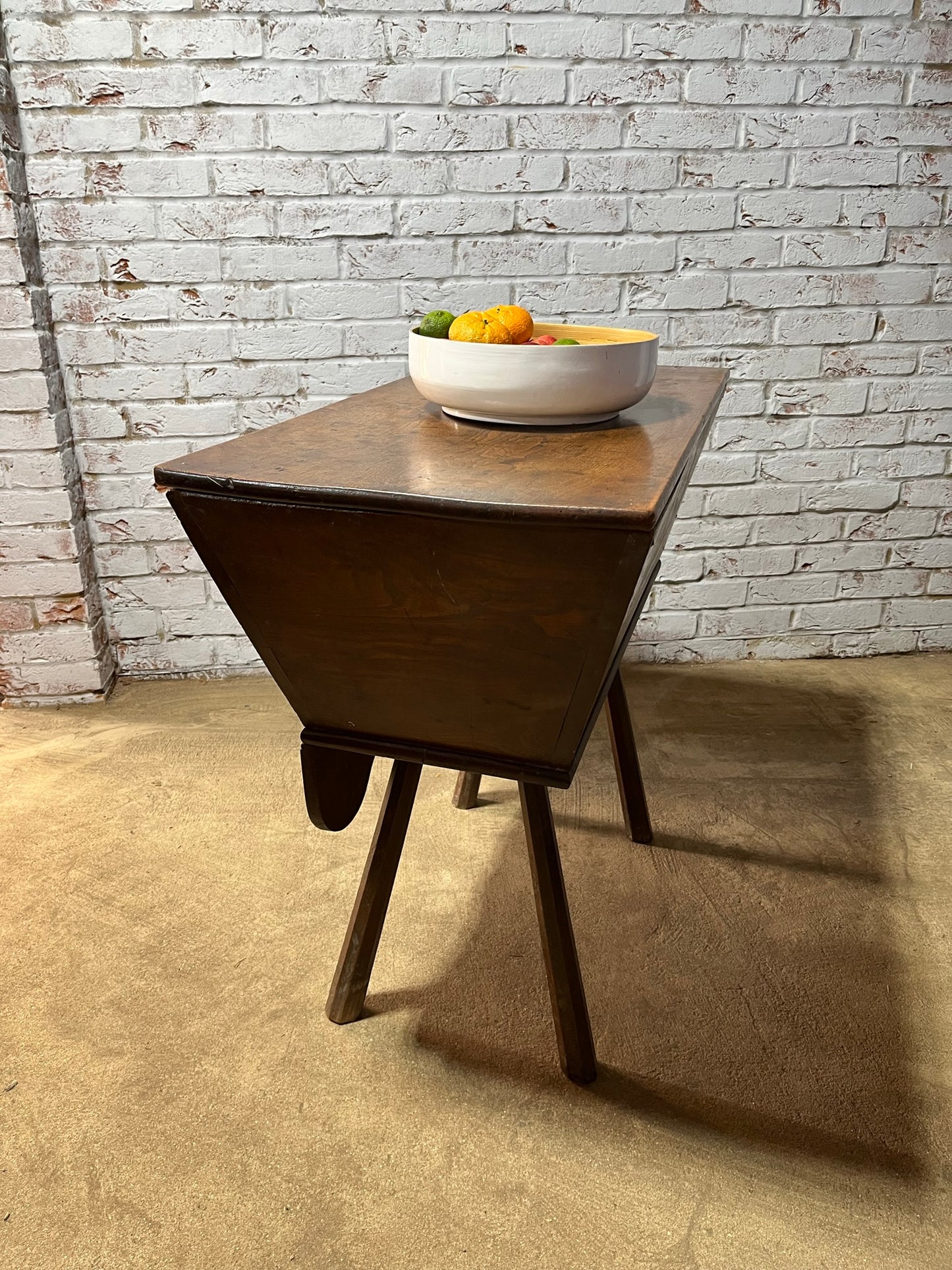 A country made 18th or 19th century dough bin or trough.