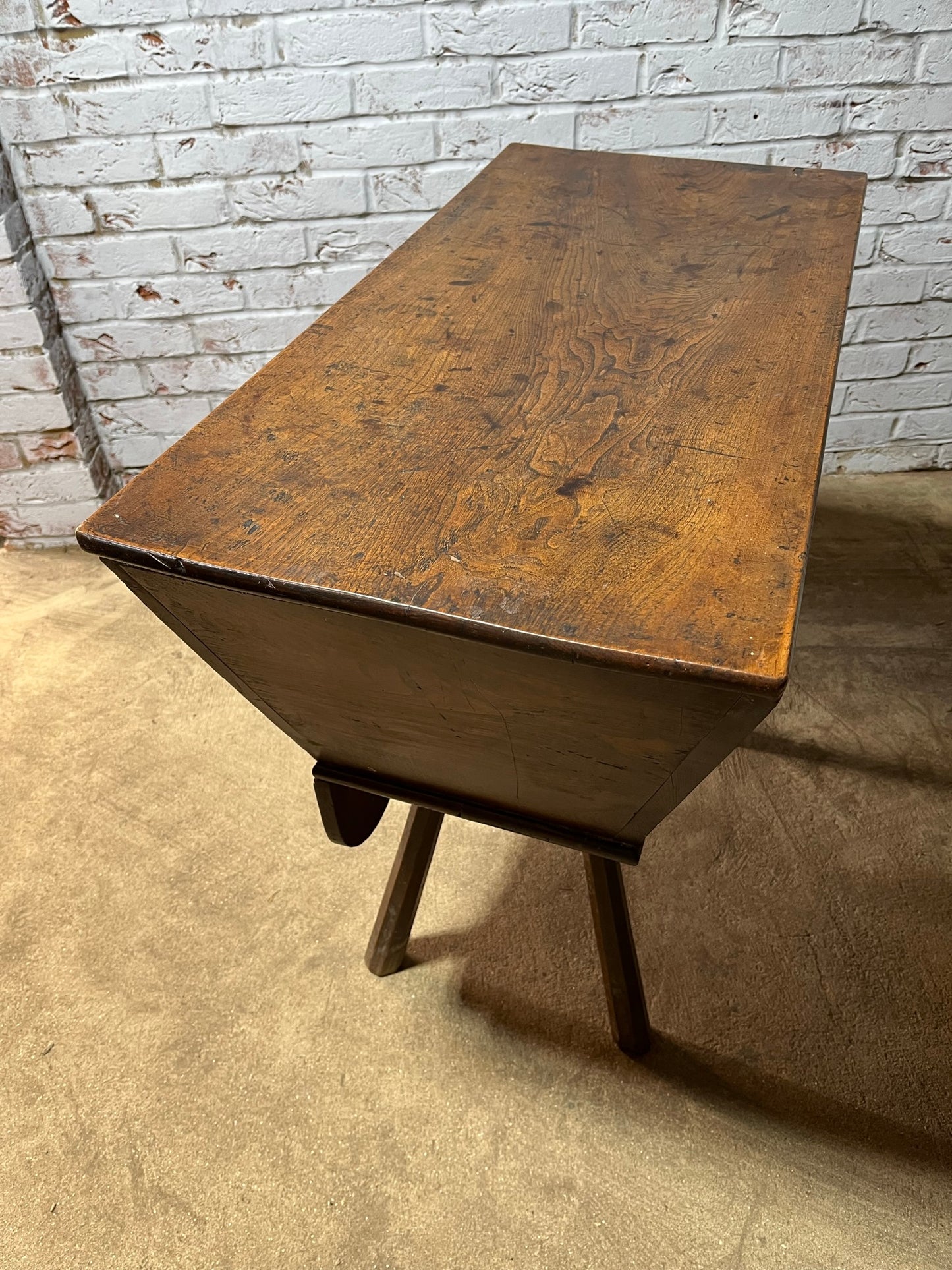 A country made 18th or 19th century dough bin or trough.