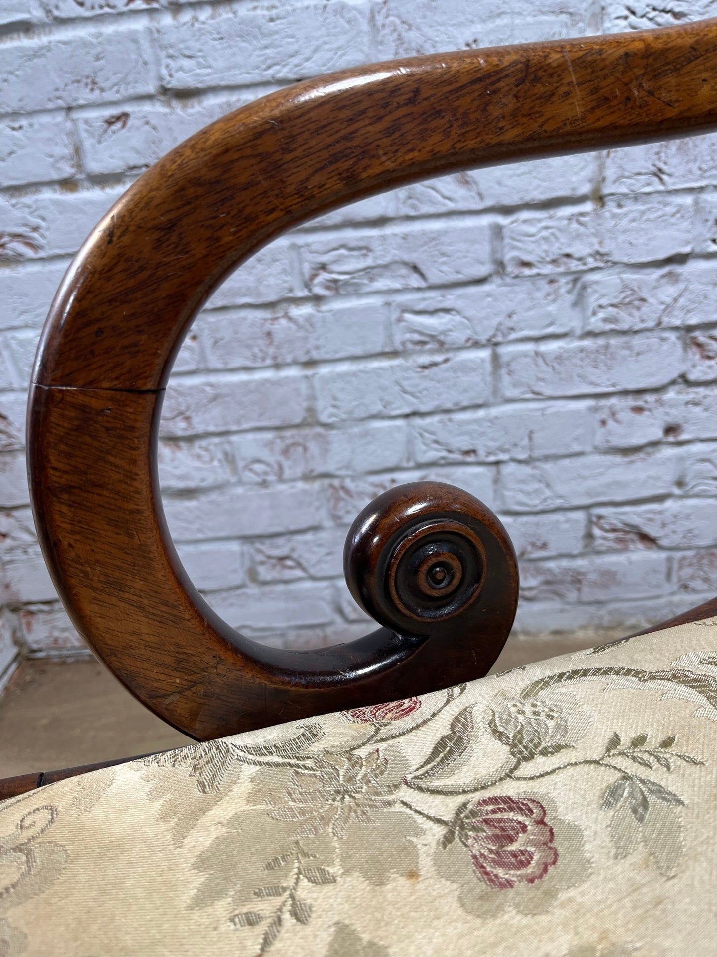 Regency desk, carver or elbow chair